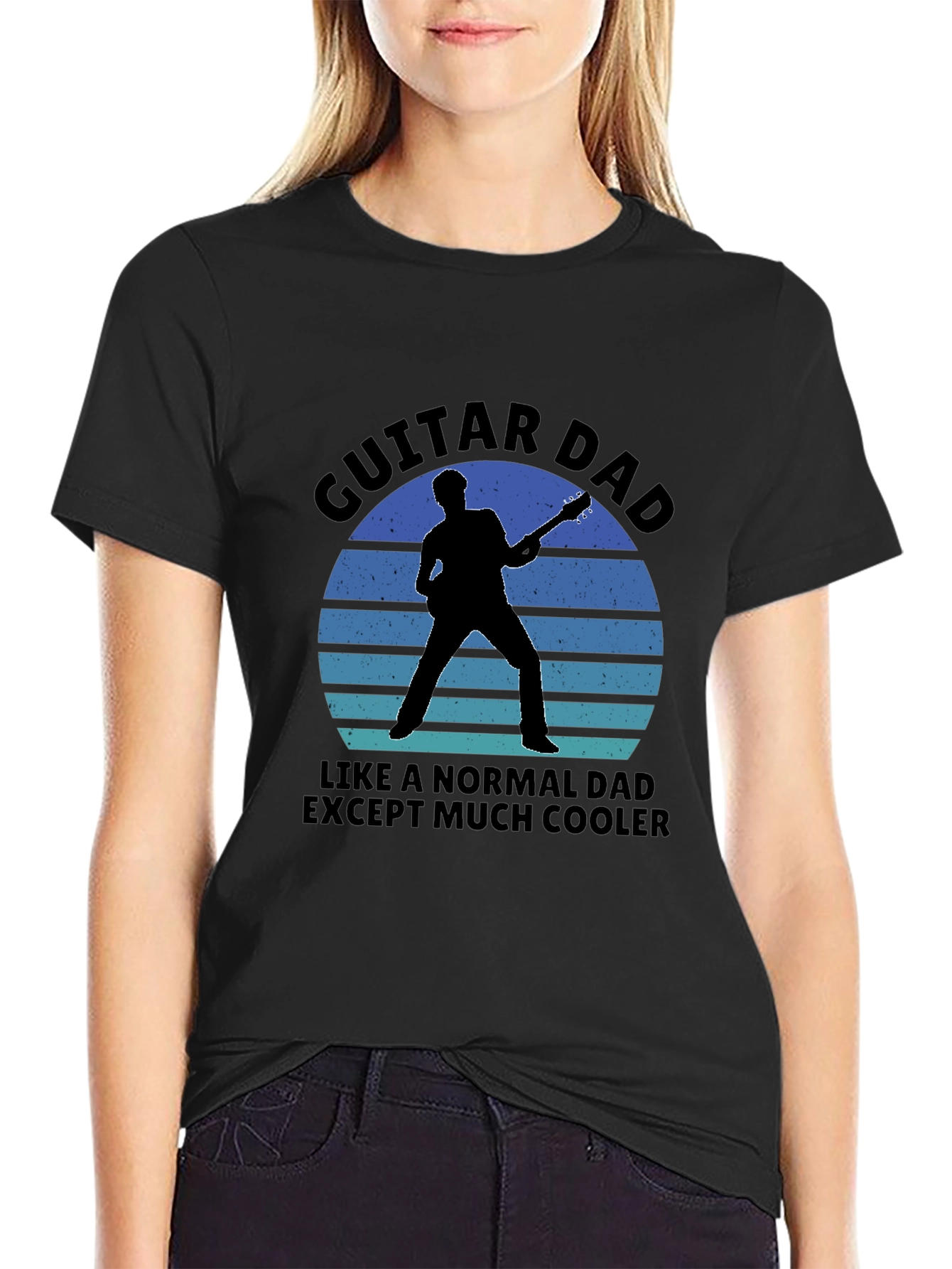 Guitar Dad T-Shirt - Cool Musician Father Tee