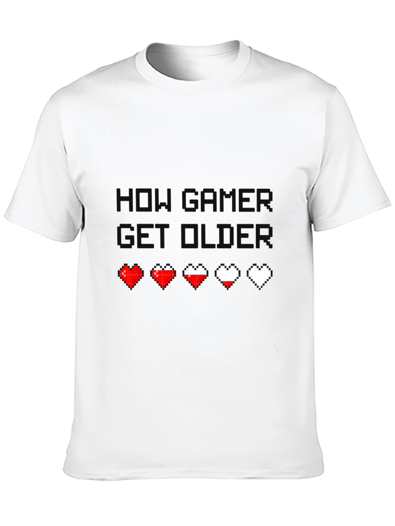 Gamer Life T-Shirt - Pixel Heart Design