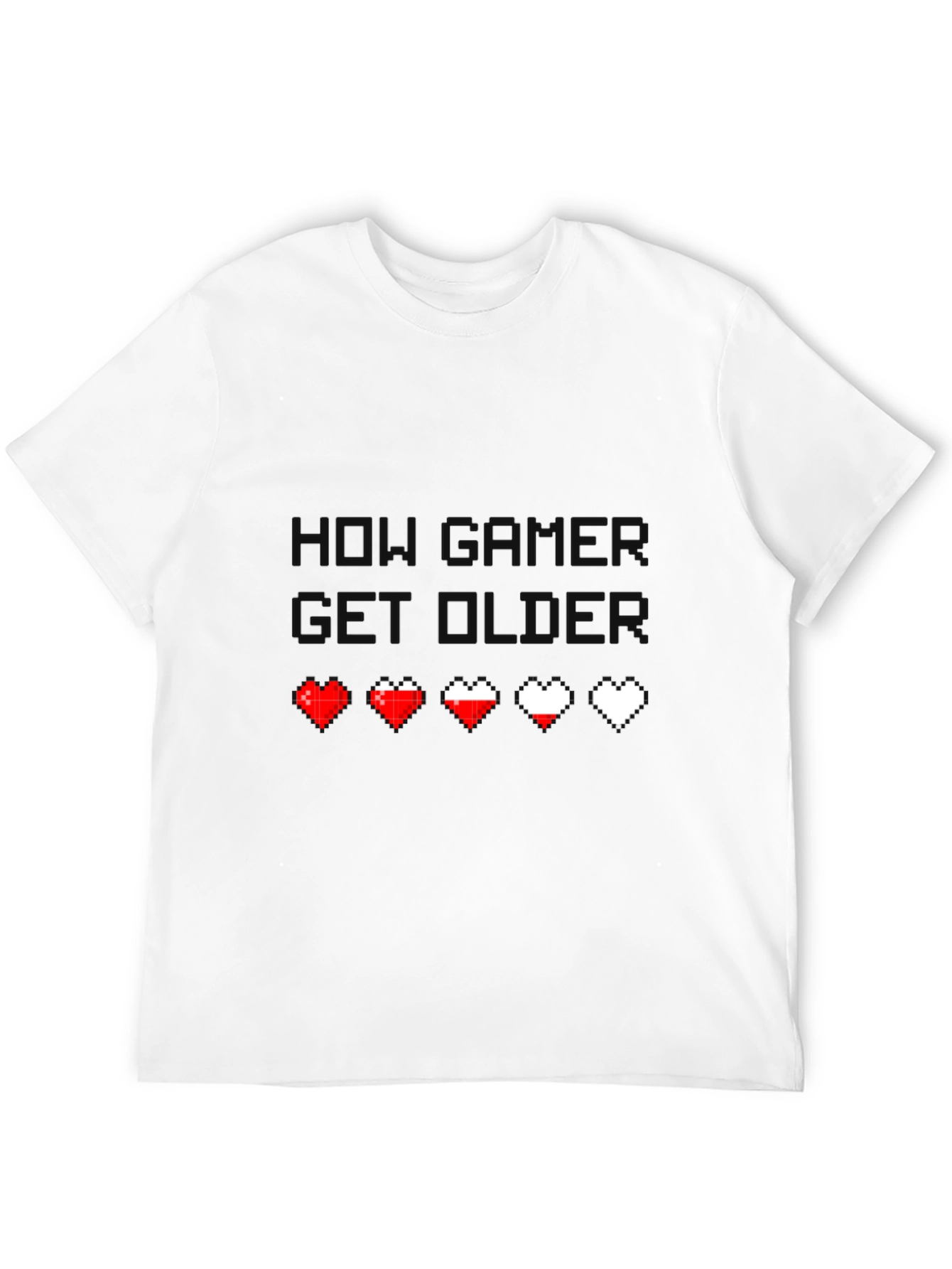 Gamer Life T-Shirt - Pixel Heart Design