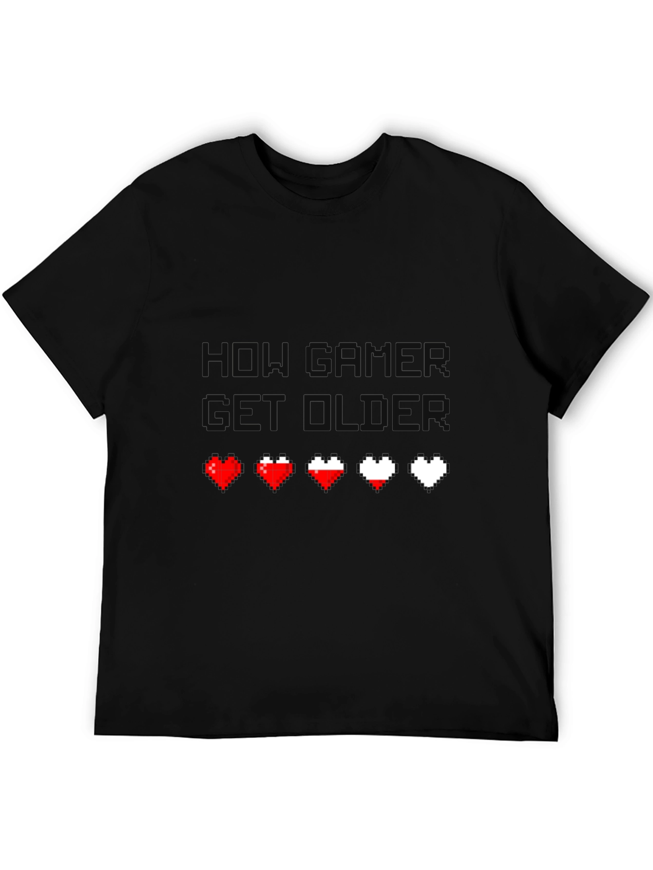 Gamer Life T-Shirt - Pixel Heart Design