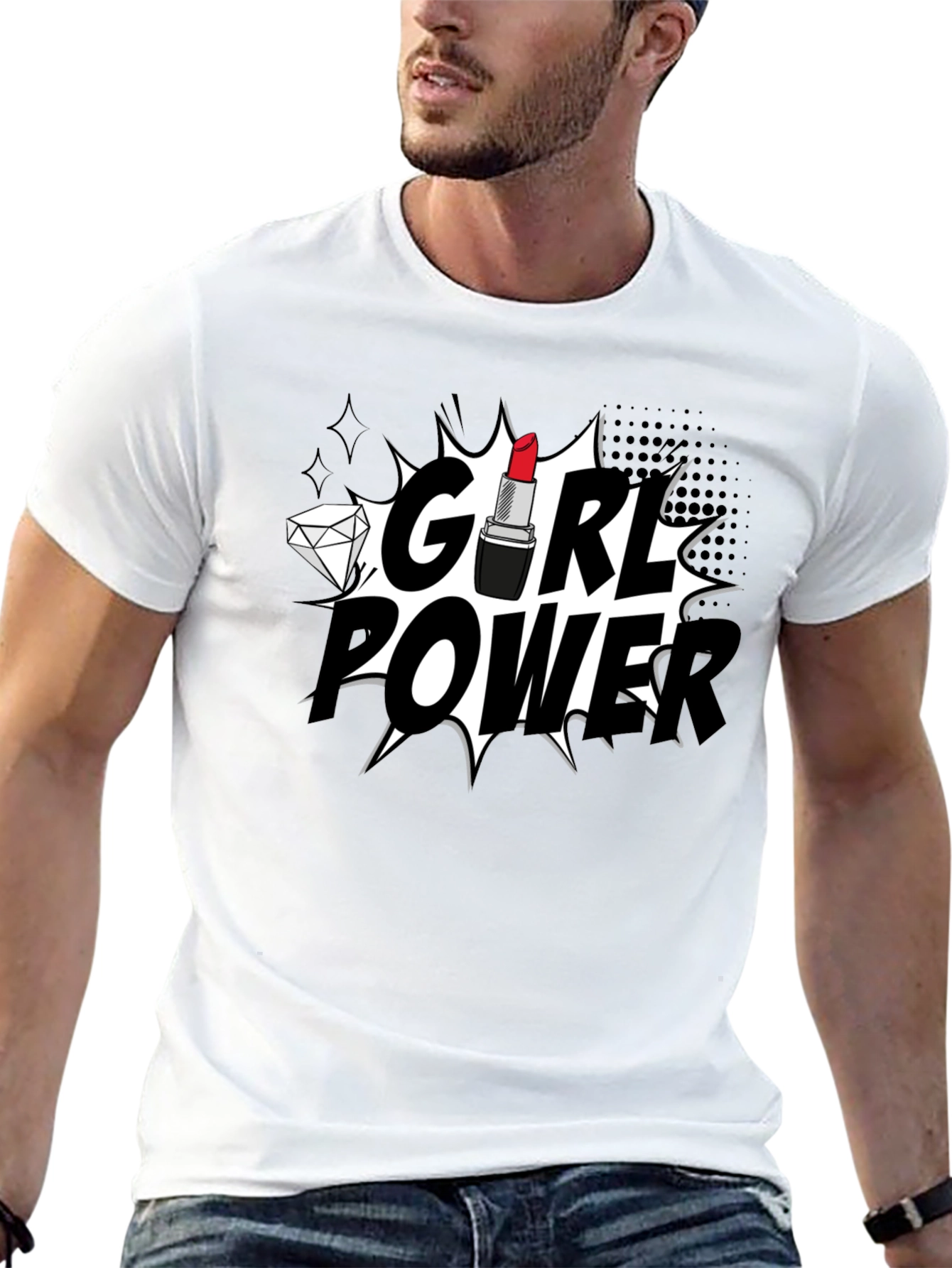 Girl Power Graphic T-Shirt - Empowering Fashion
