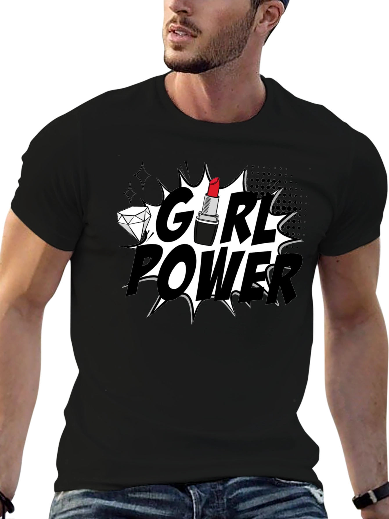 Girl Power Graphic T-Shirt - Empowering Fashion