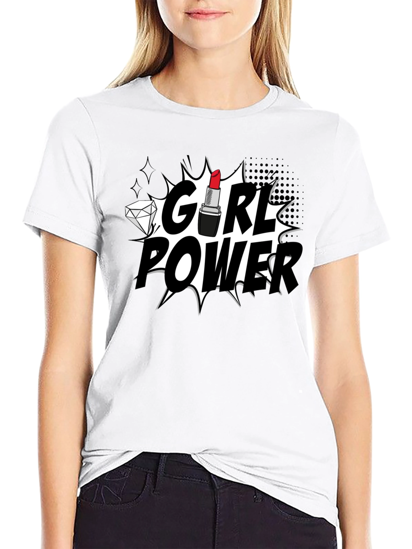 Girl Power Graphic T-Shirt - Empowering Fashion