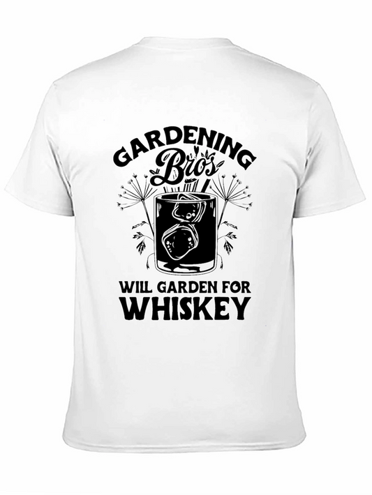 Gardening Bros Whiskey Graphic T-Shirt
