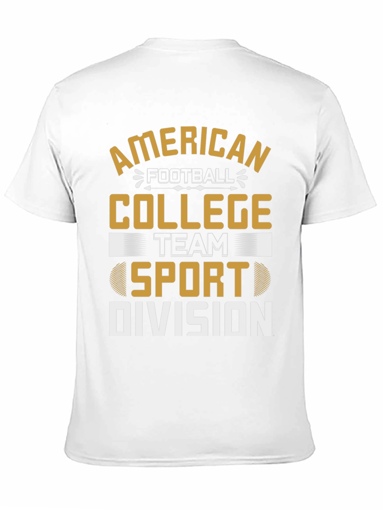 American Football College Team Sport T-Shirt
