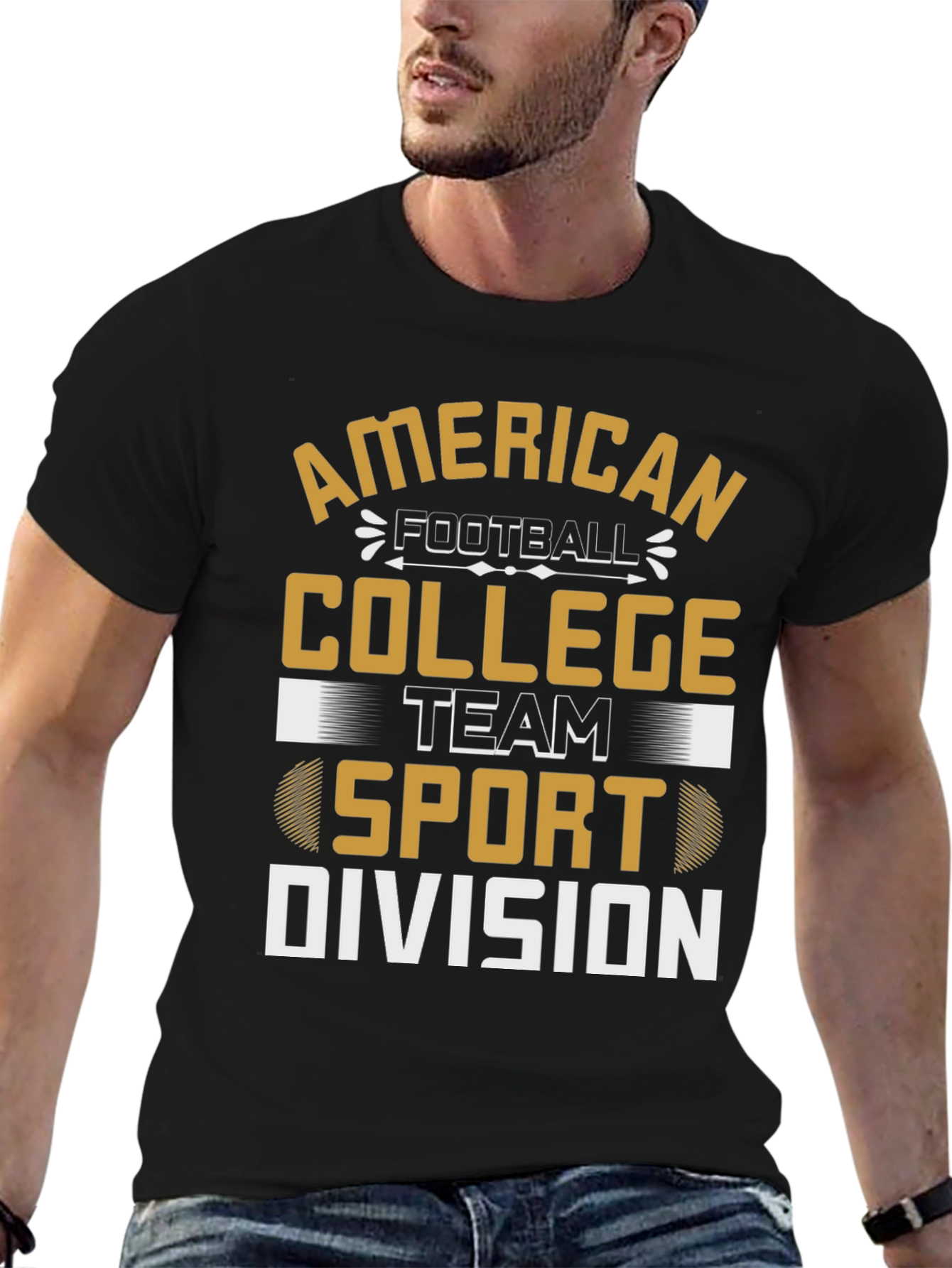American Football College Team Sport T-Shirt