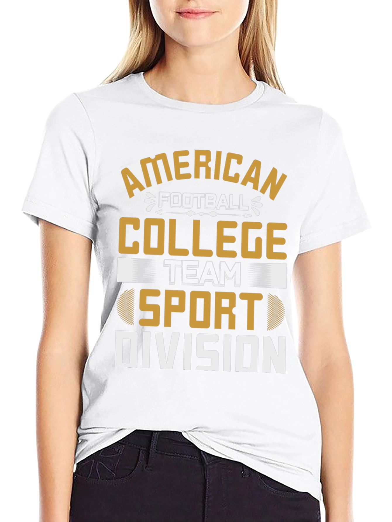 American Football College Team Sport T-Shirt
