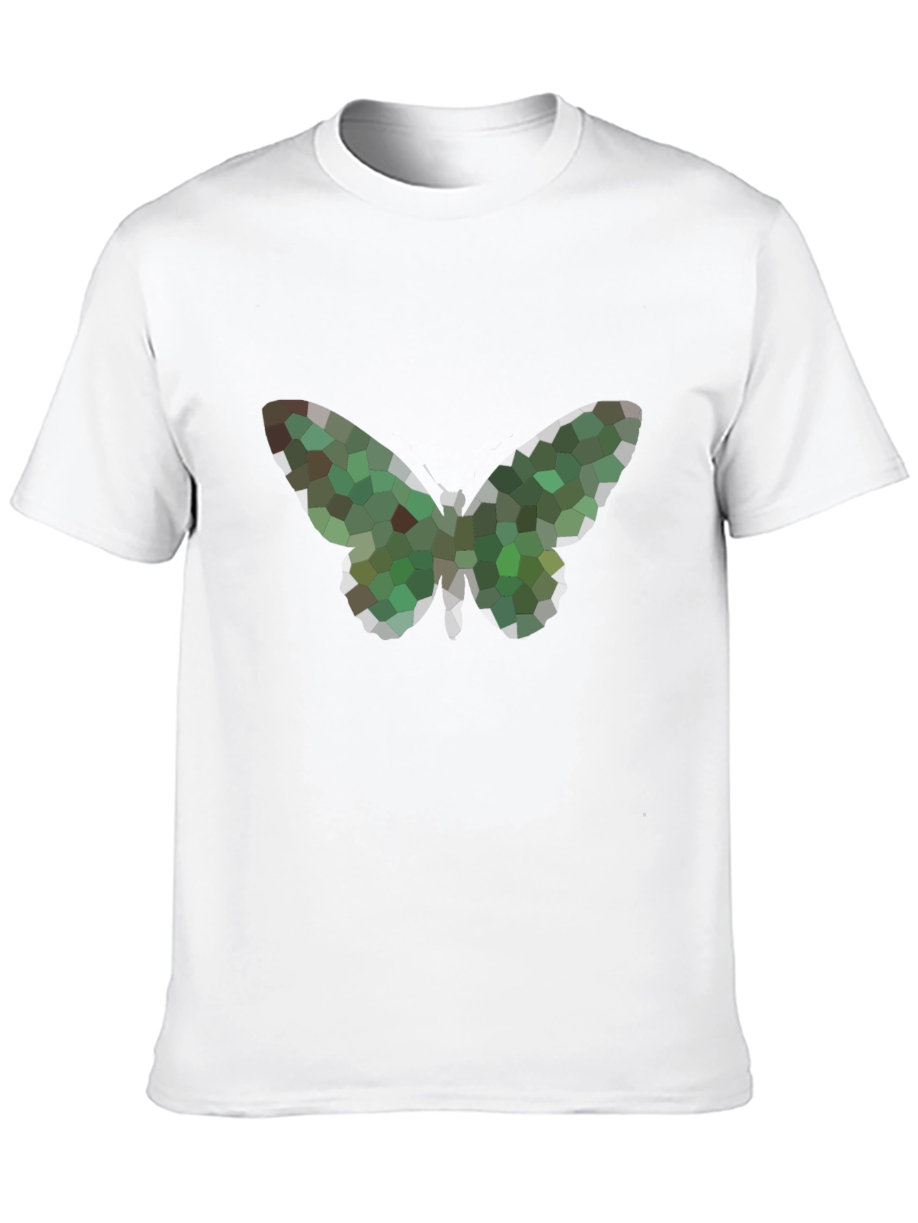 Geometric Butterfly Tee - Modern Graphic Print