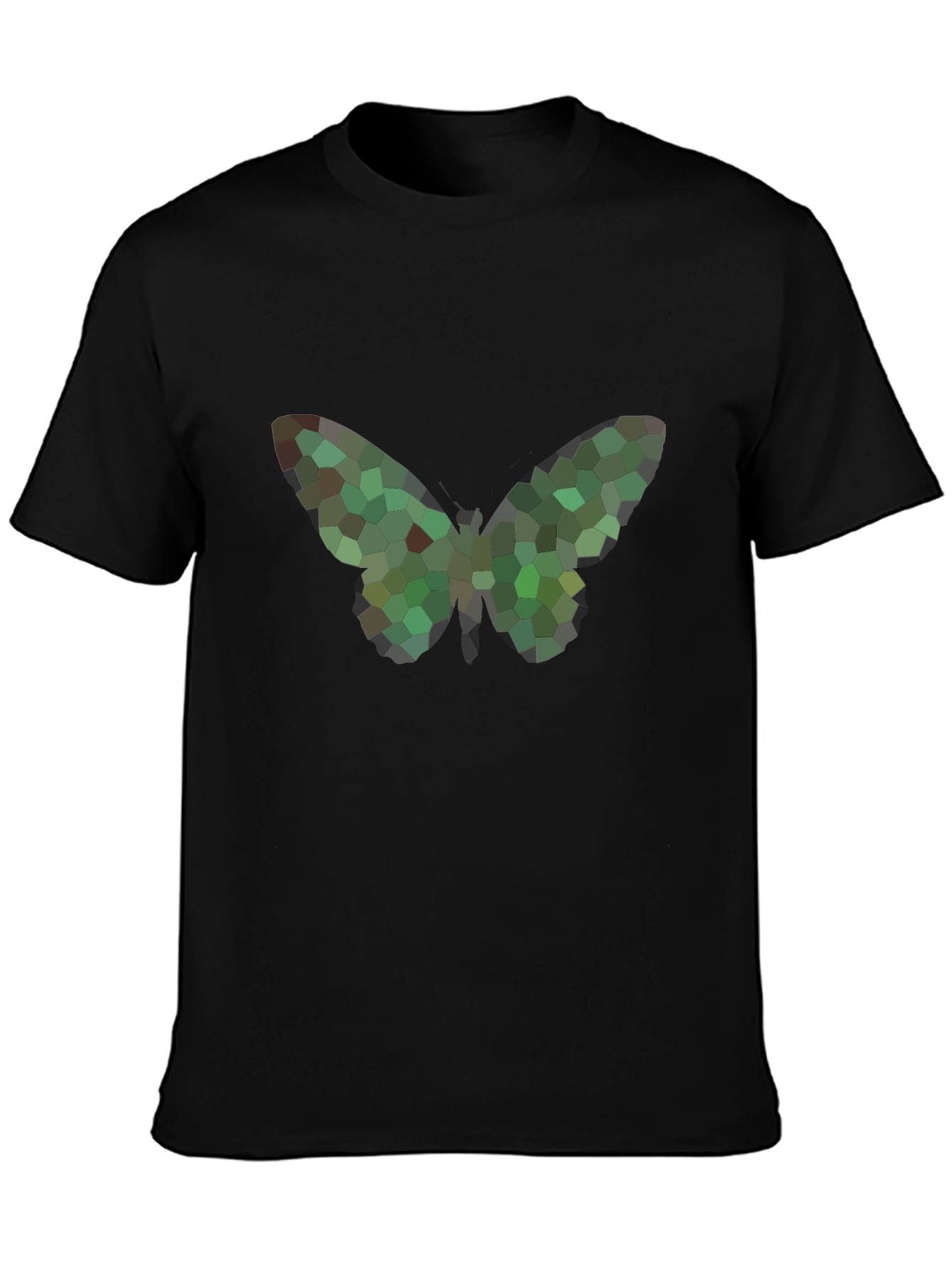 Geometric Butterfly Tee - Modern Graphic Print