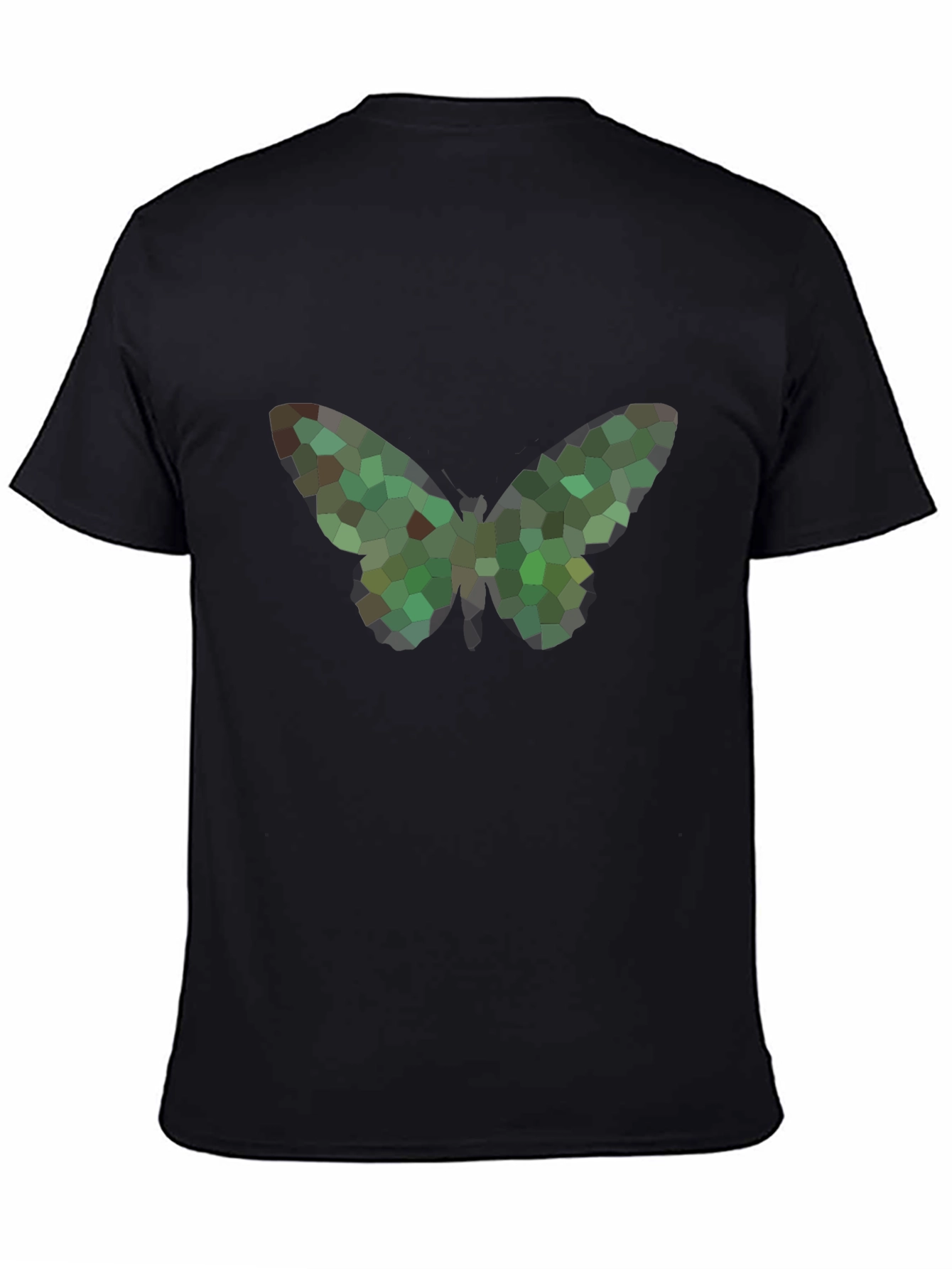 Geometric Butterfly Tee - Modern Graphic Print