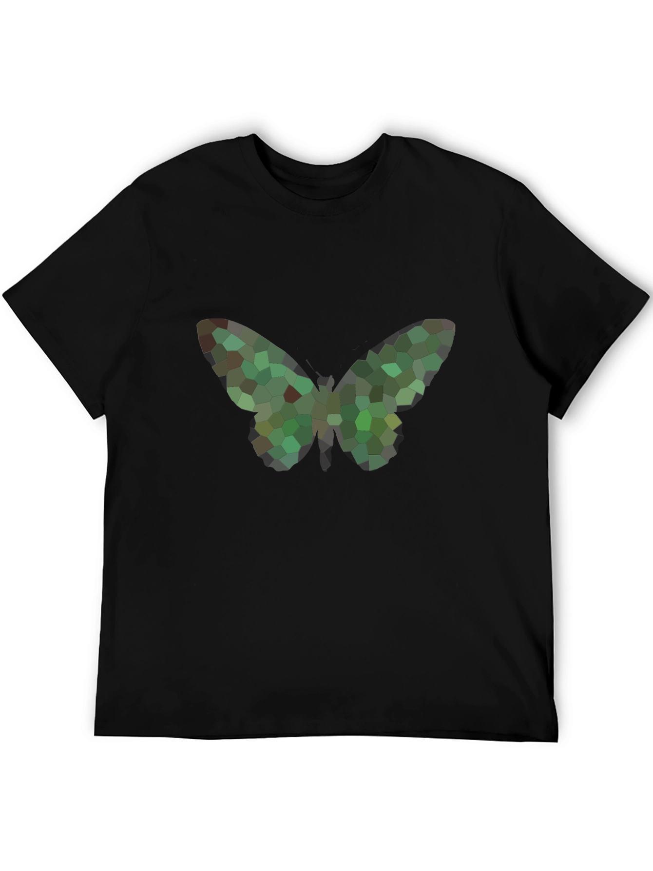 Geometric Butterfly Tee - Modern Graphic Print