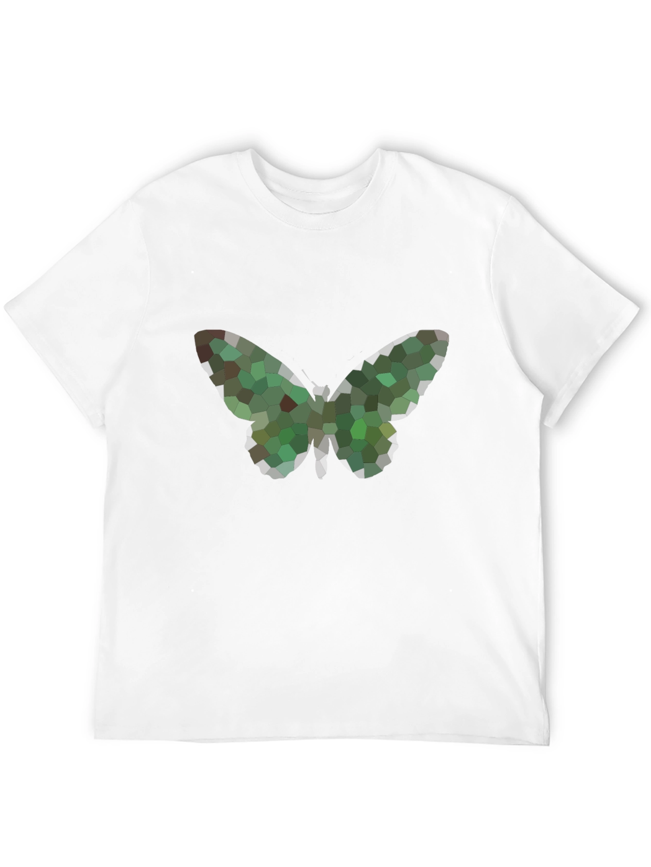 Geometric Butterfly Tee - Modern Graphic Print