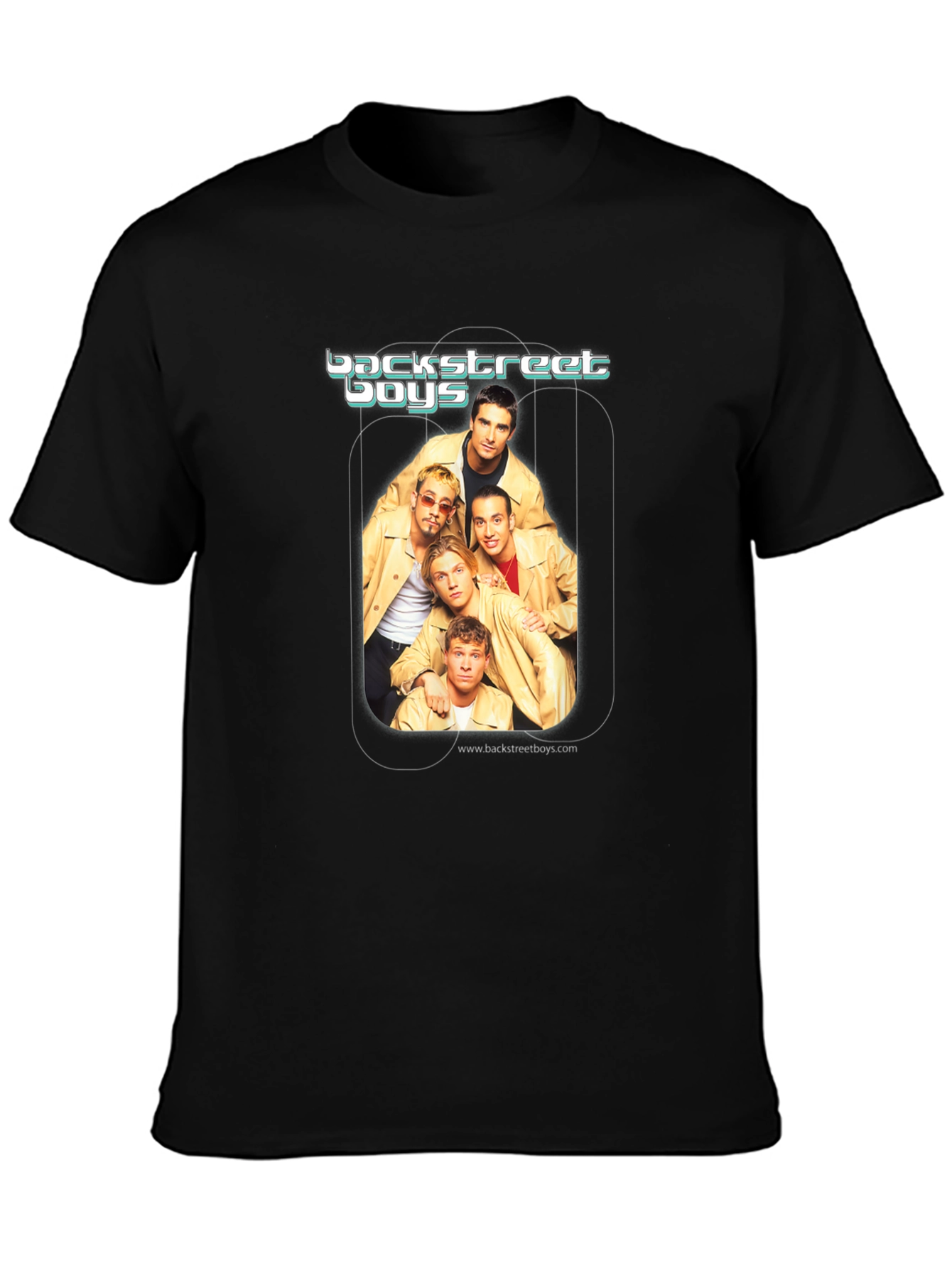 Backstreet Boys Graphic Print Black T-Shirt