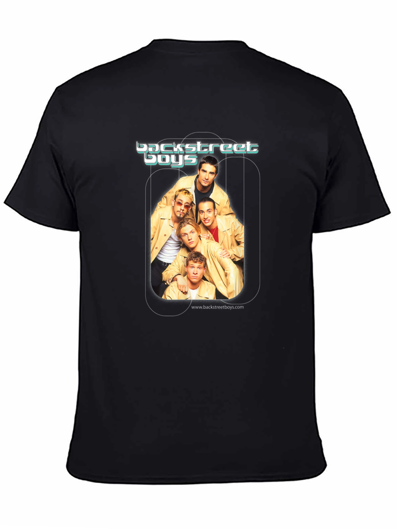 Backstreet Boys Graphic Print Black T-Shirt