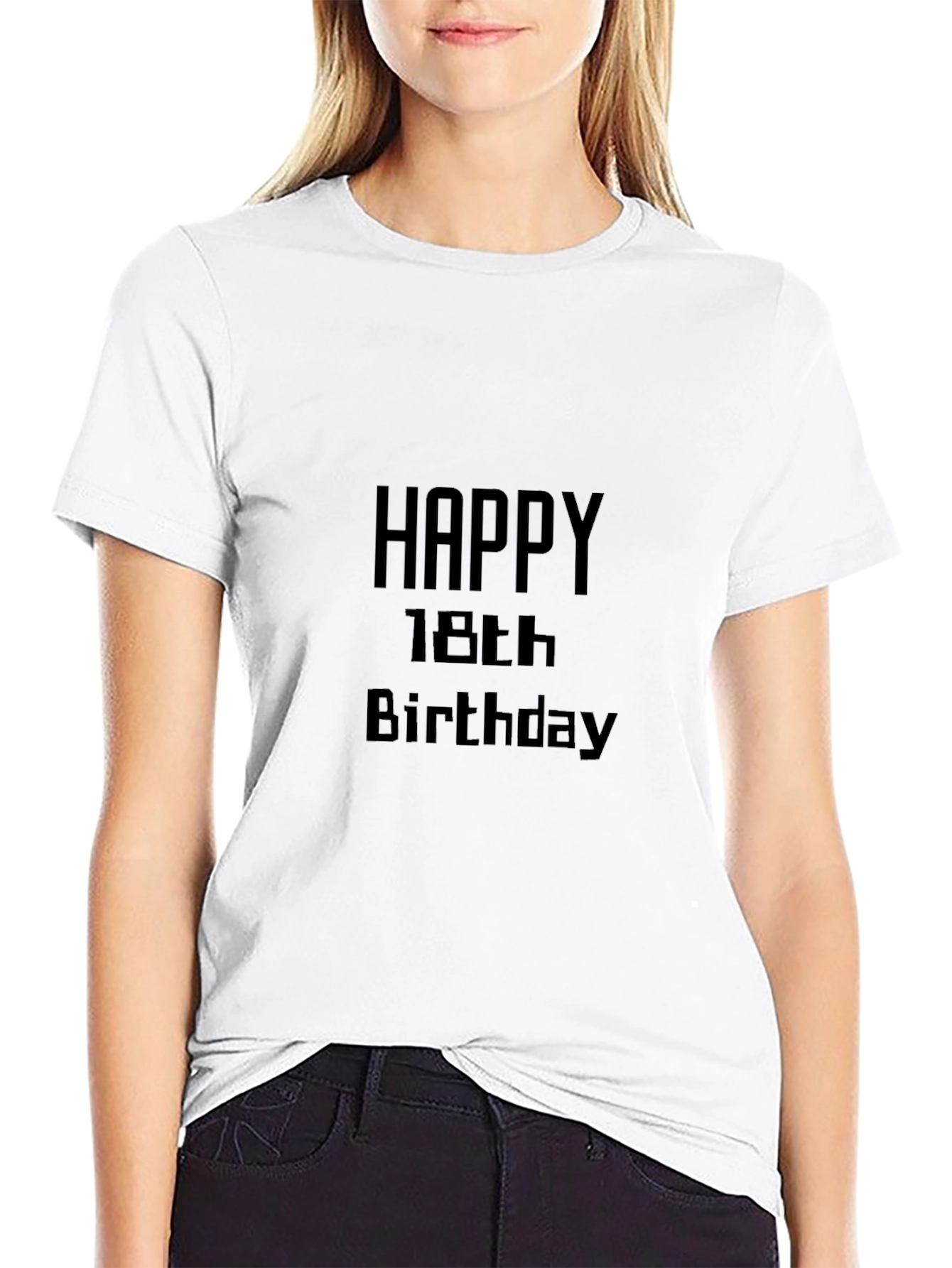 Happy 18th Birthday Black T-Shirt