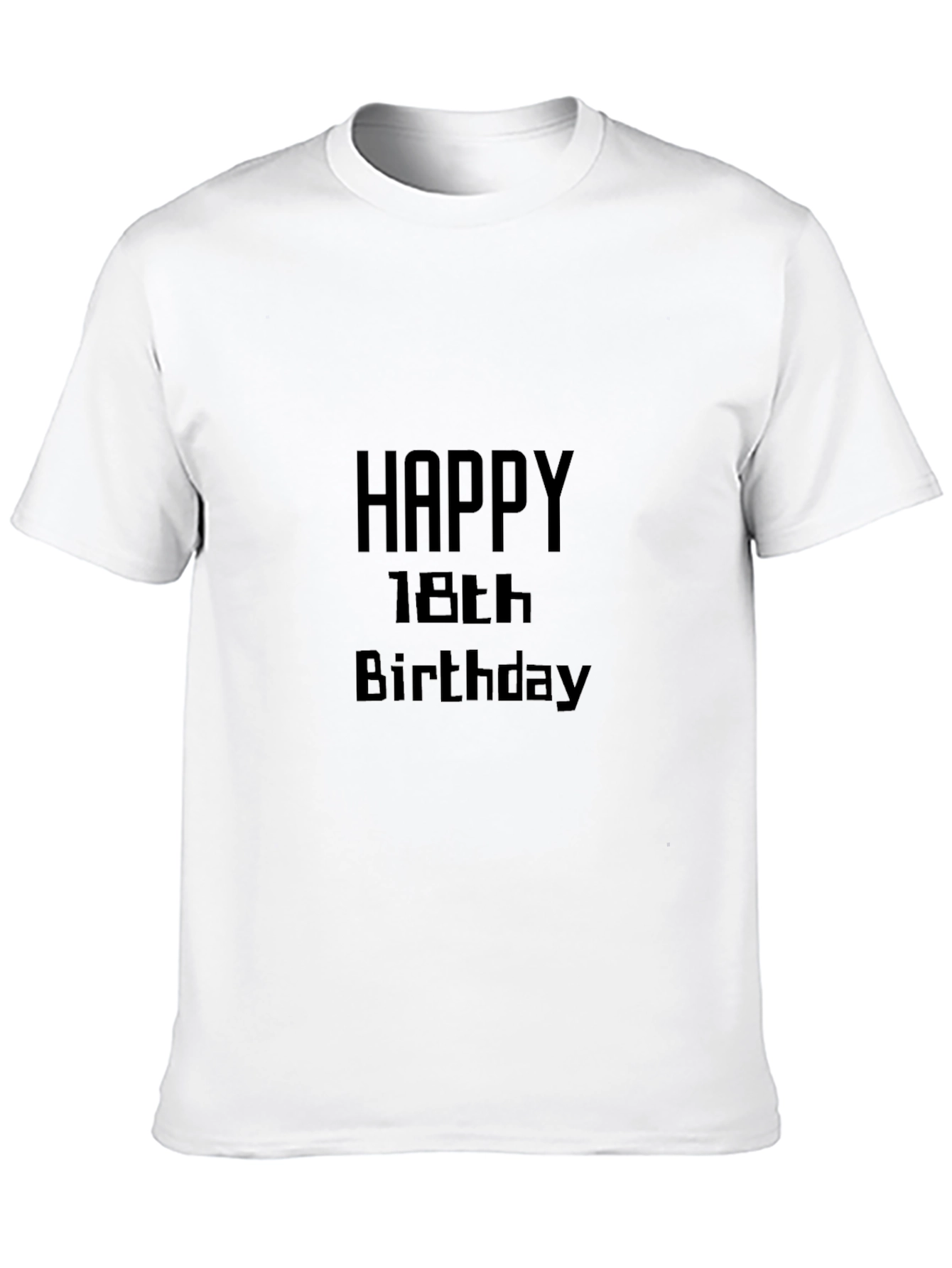 Happy 18th Birthday Black T-Shirt