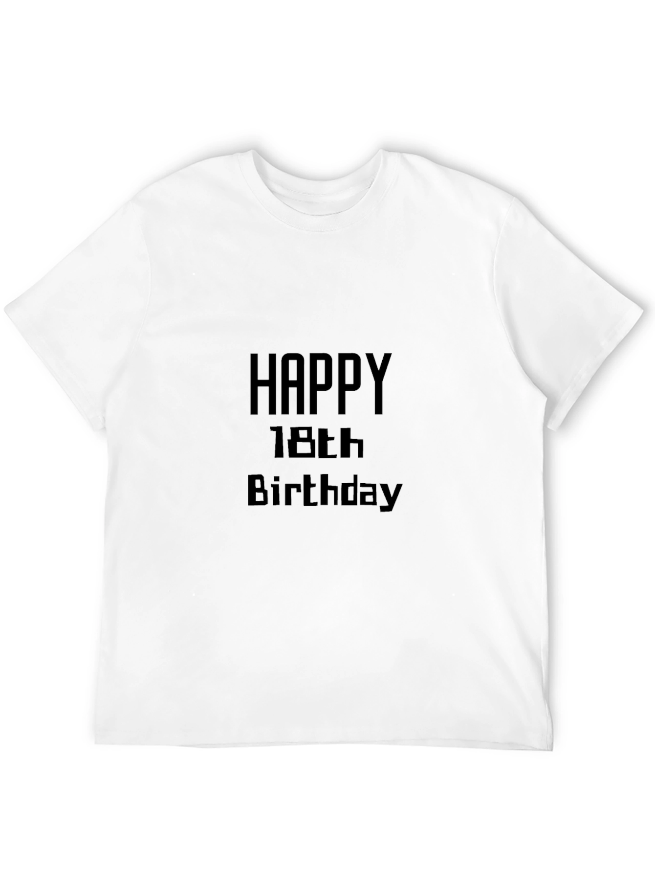 Happy 18th Birthday Black T-Shirt