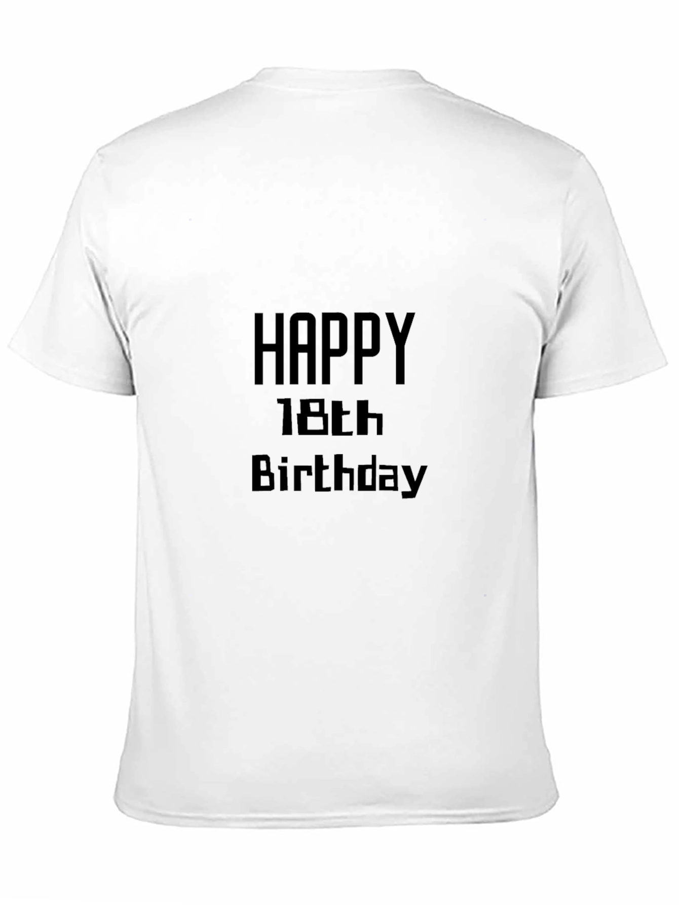 Happy 18th Birthday Black T-Shirt