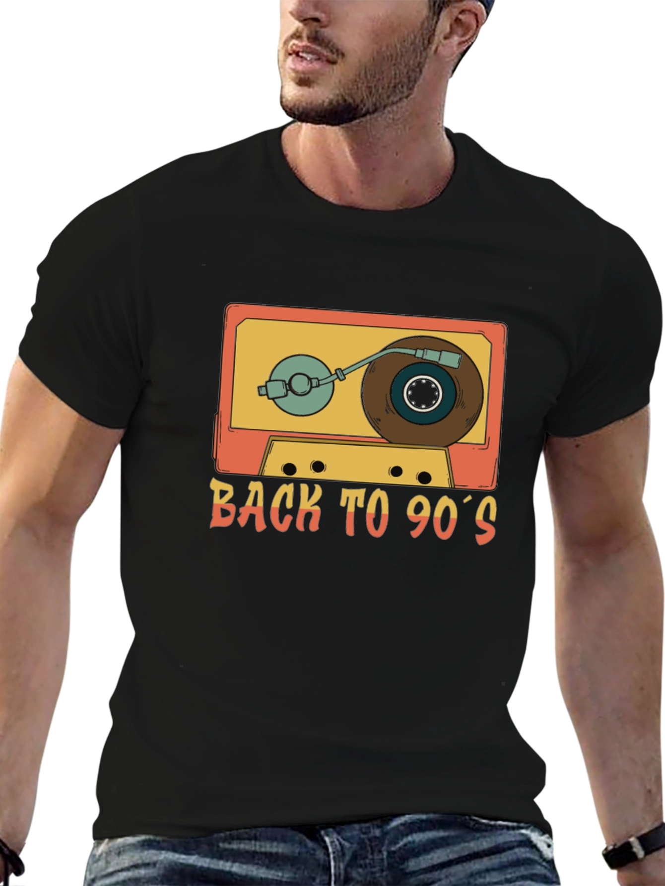 Back to the 90s Retro Cassette Tape T-Shirt