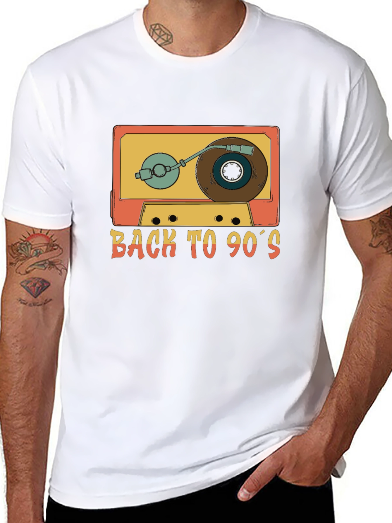 Back to the 90s Retro Cassette Tape T-Shirt