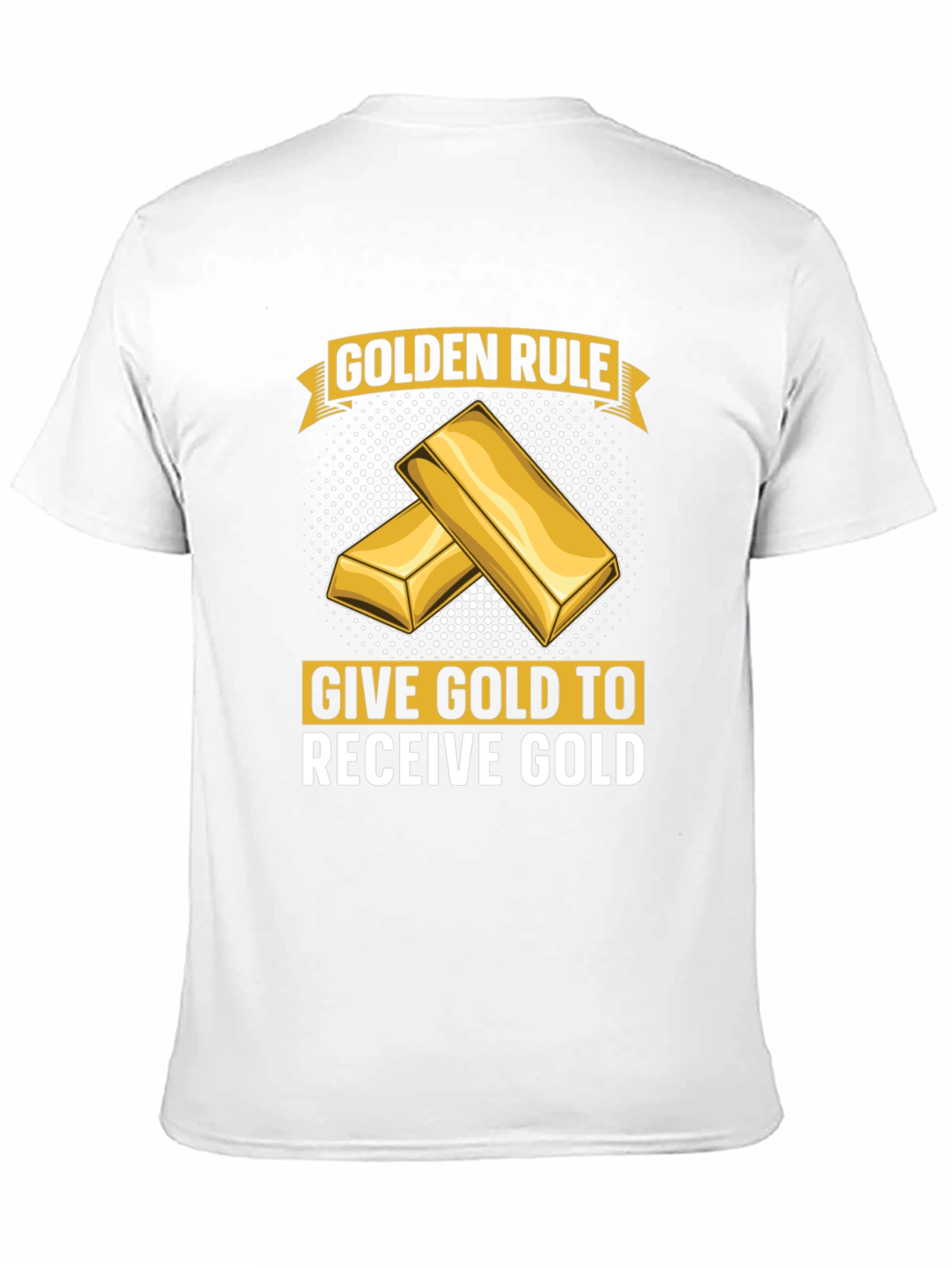 Golden Rule Give Gold T-Shirt - Mens Black Tee
