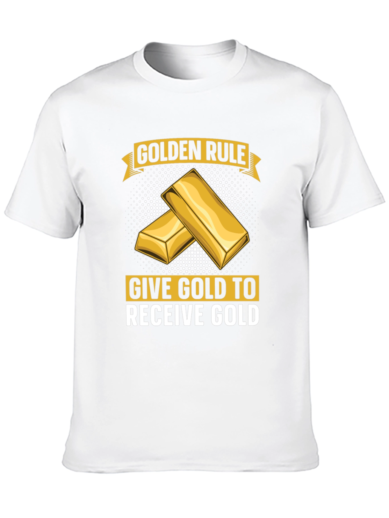 Golden Rule Give Gold T-Shirt - Mens Black Tee