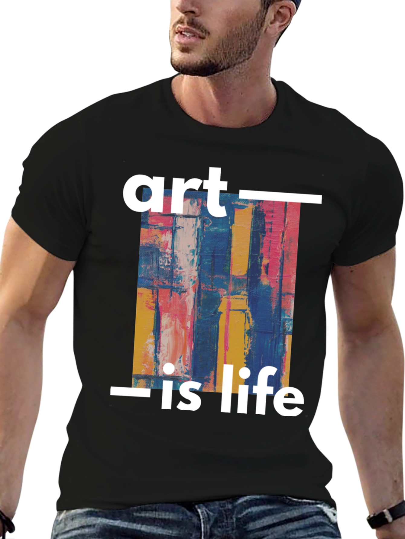 Abstract Art is Life Graphic T-Shirt