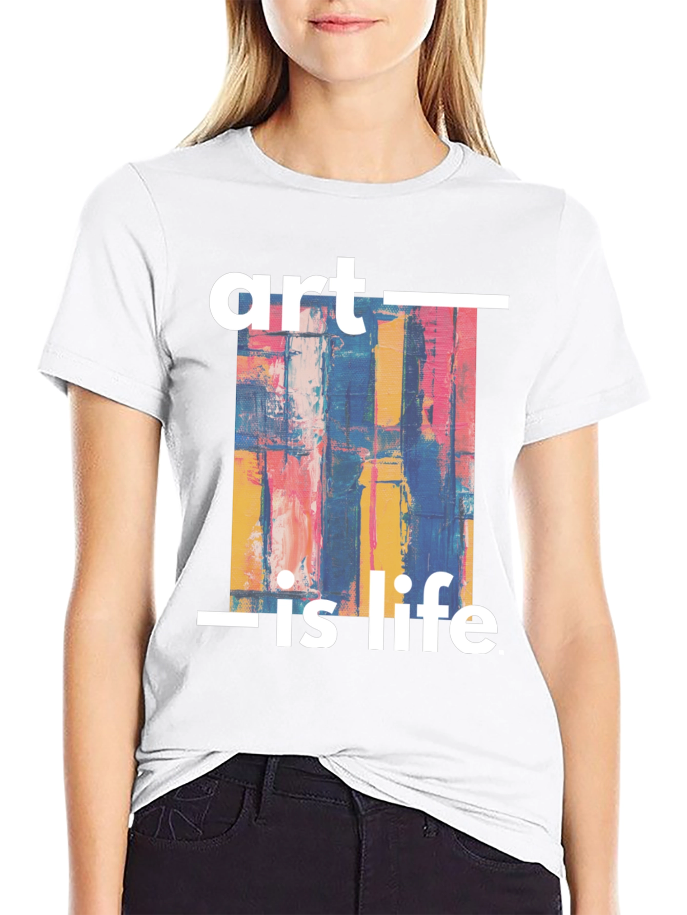 Abstract Art is Life Graphic T-Shirt