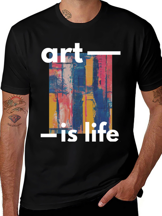 Abstract Art is Life Graphic T-Shirt