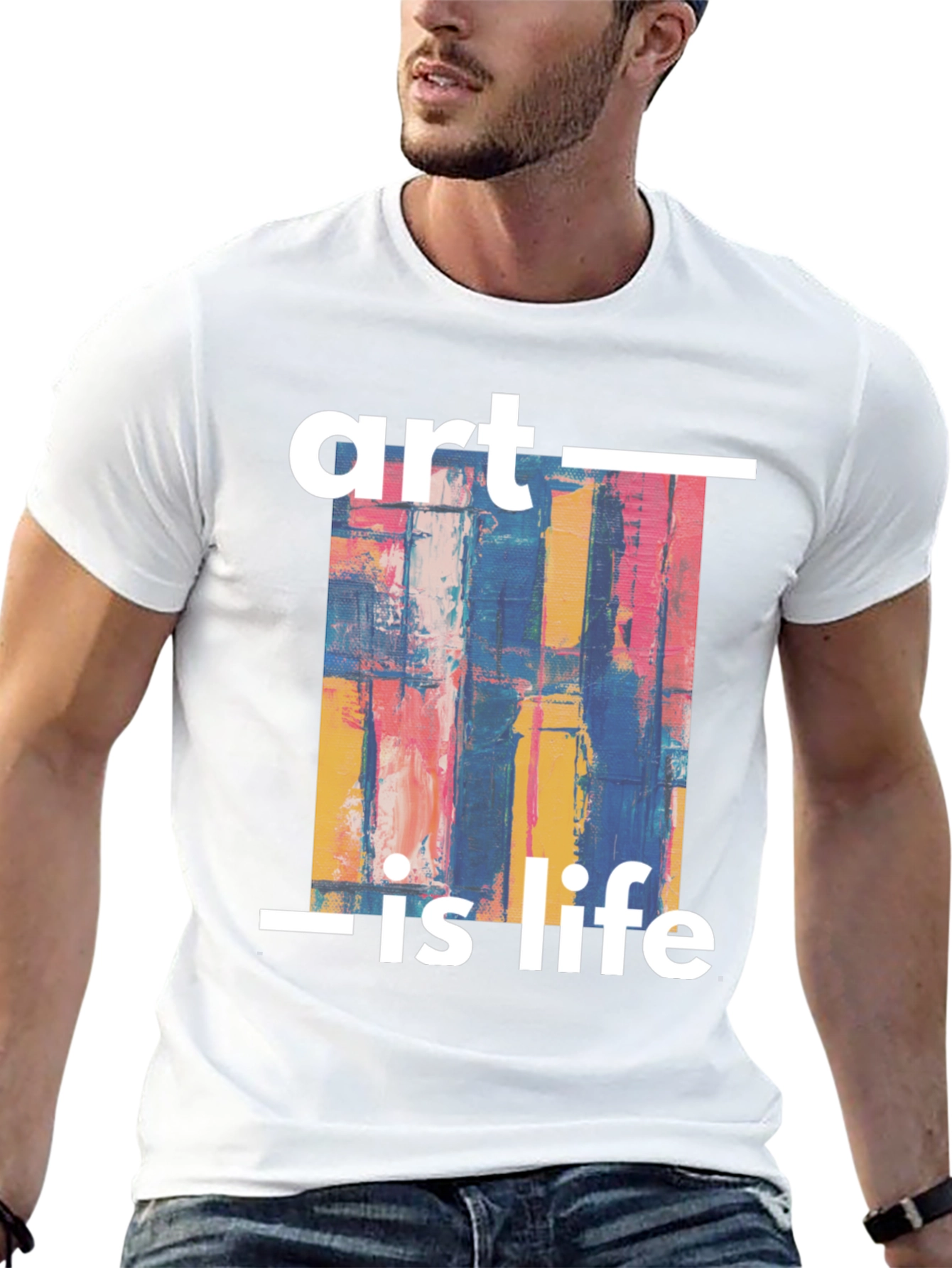 Abstract Art is Life Graphic T-Shirt