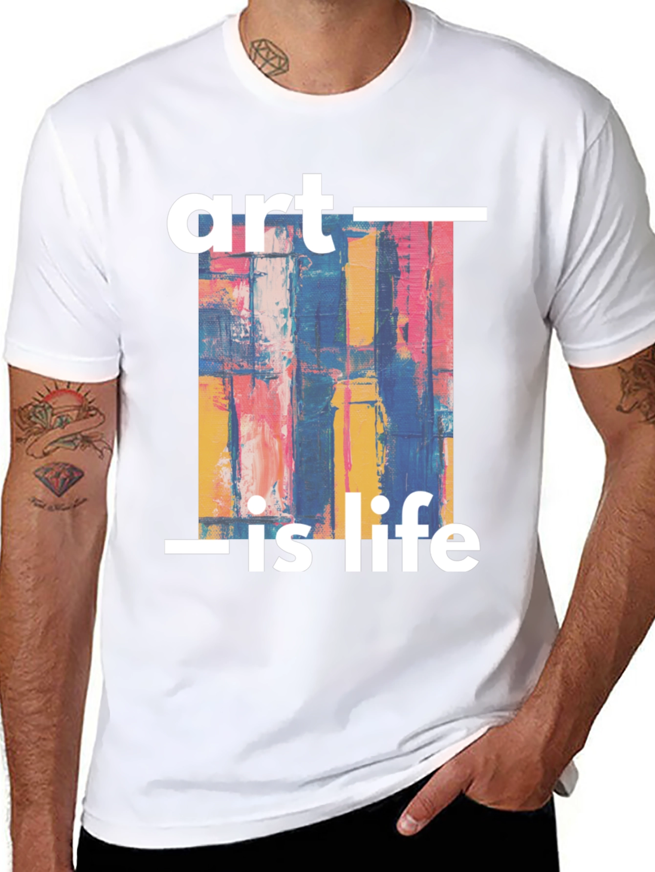 Abstract Art is Life Graphic T-Shirt