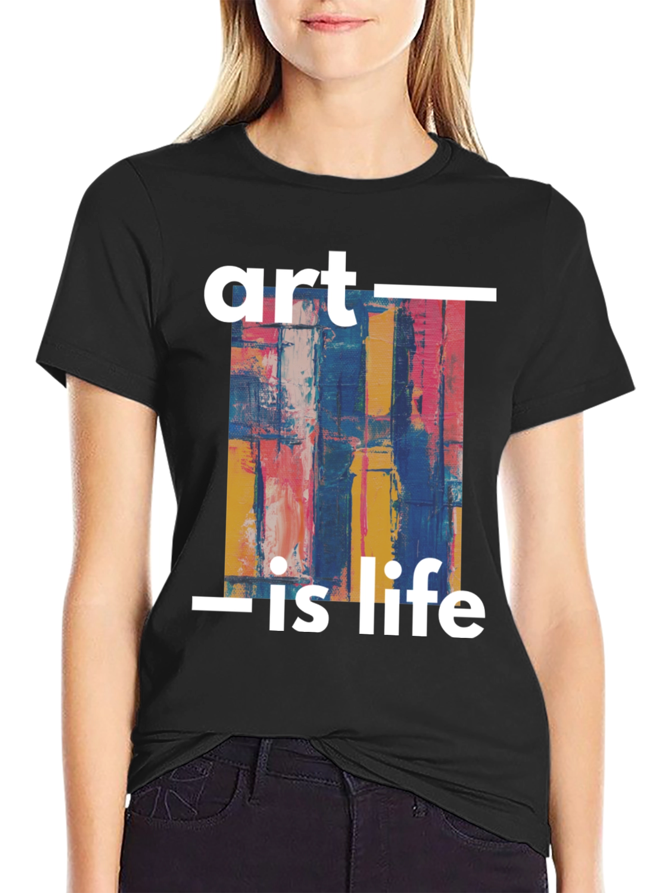 Abstract Art is Life Graphic T-Shirt