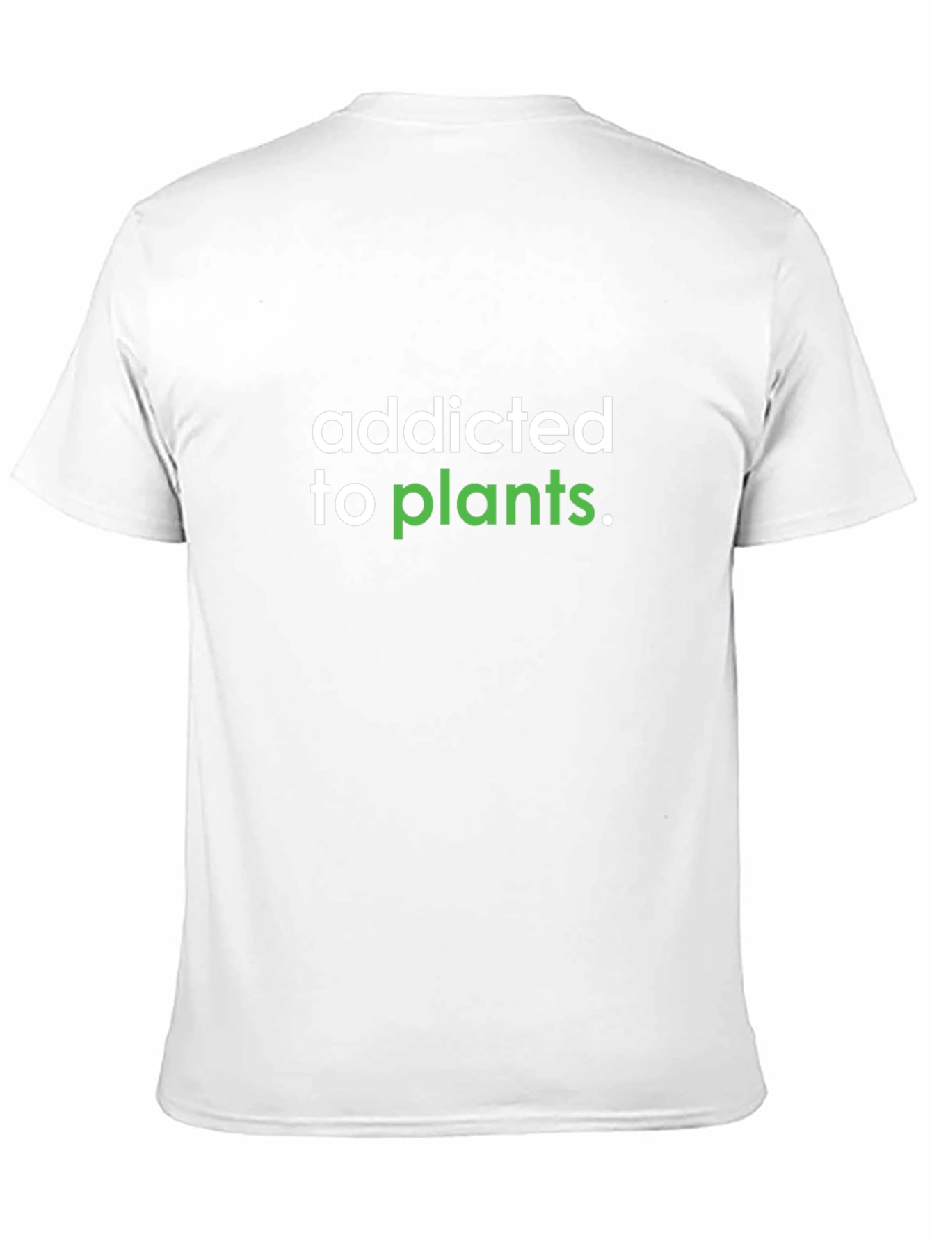 Addicted to Plants Graphic Tee - Black Cotton Shirt