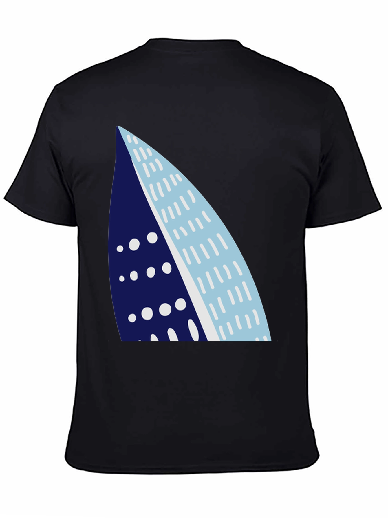 Abstract Sailboat Graphic T-Shirt