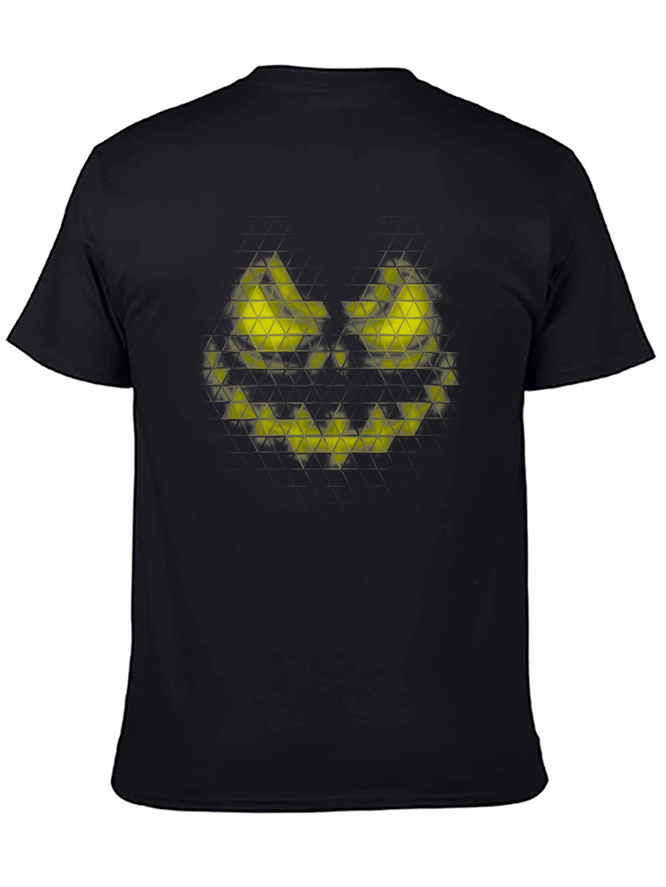 Geometric Jack-o-Lantern Graphic Tee