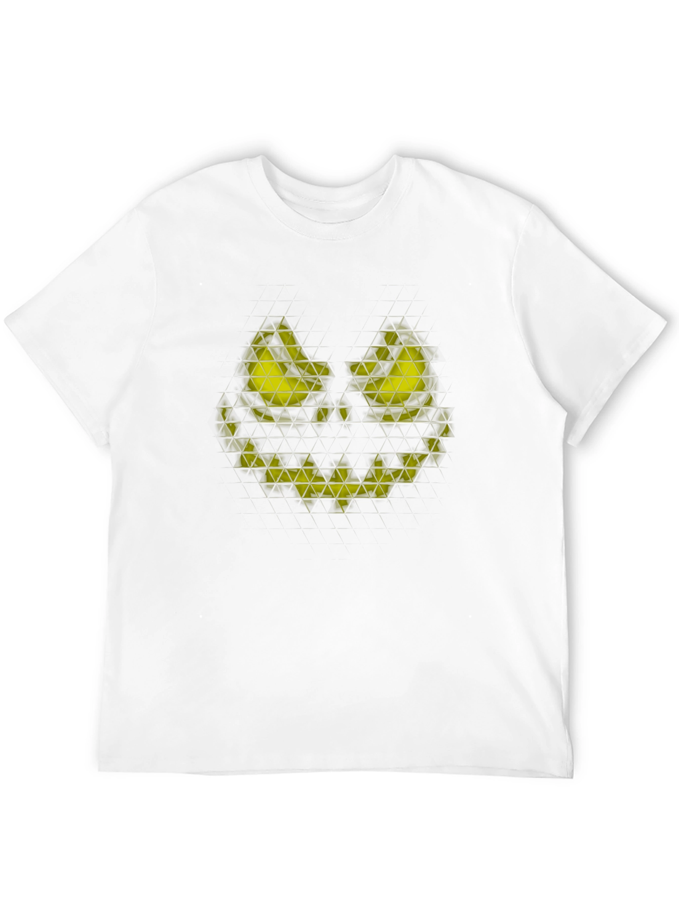 Geometric Jack-o-Lantern Graphic Tee
