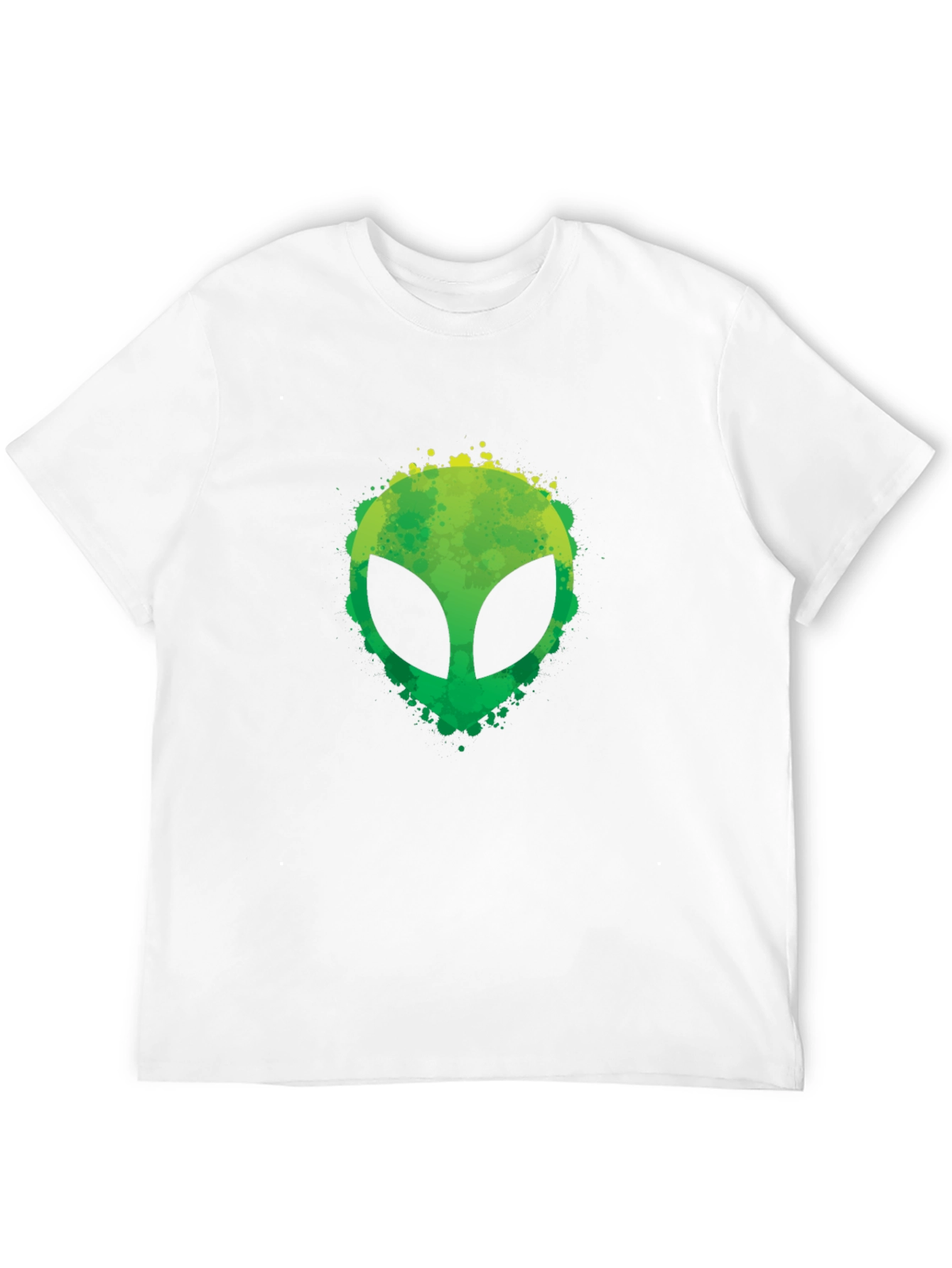 Alien Graphic Tee - Black Cotton T-Shirt