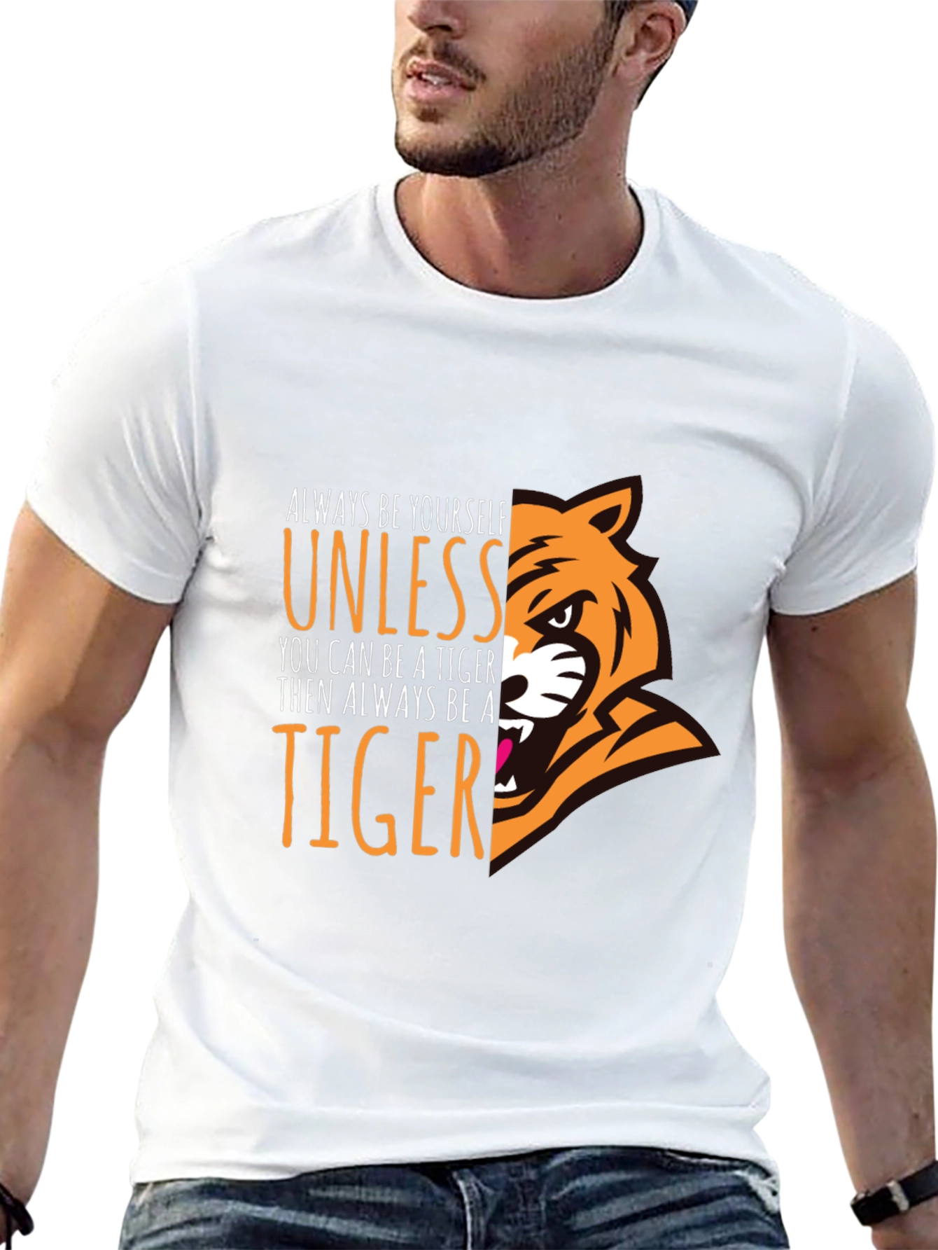 Always Be a Tiger Graphic T-Shirt