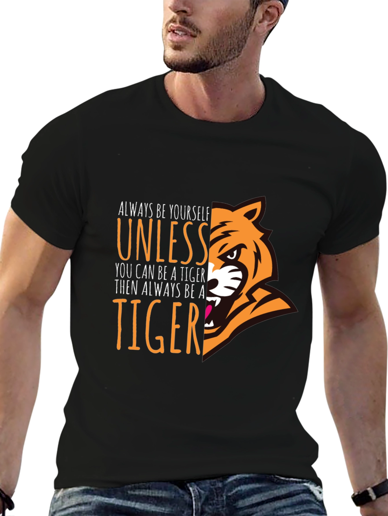 Always Be a Tiger Graphic T-Shirt