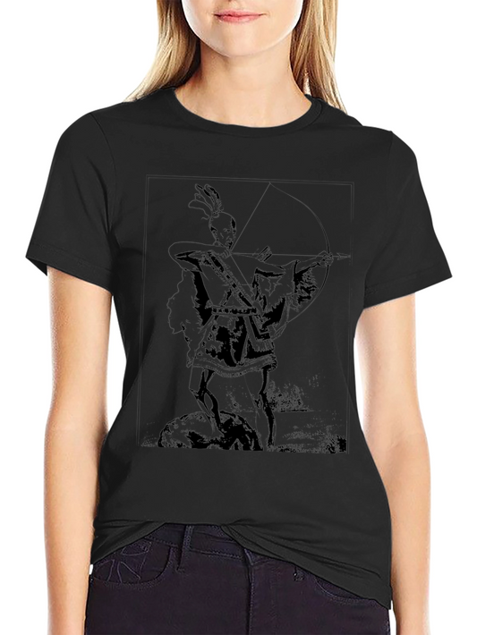 Archer Graphic Tee - Native American Style