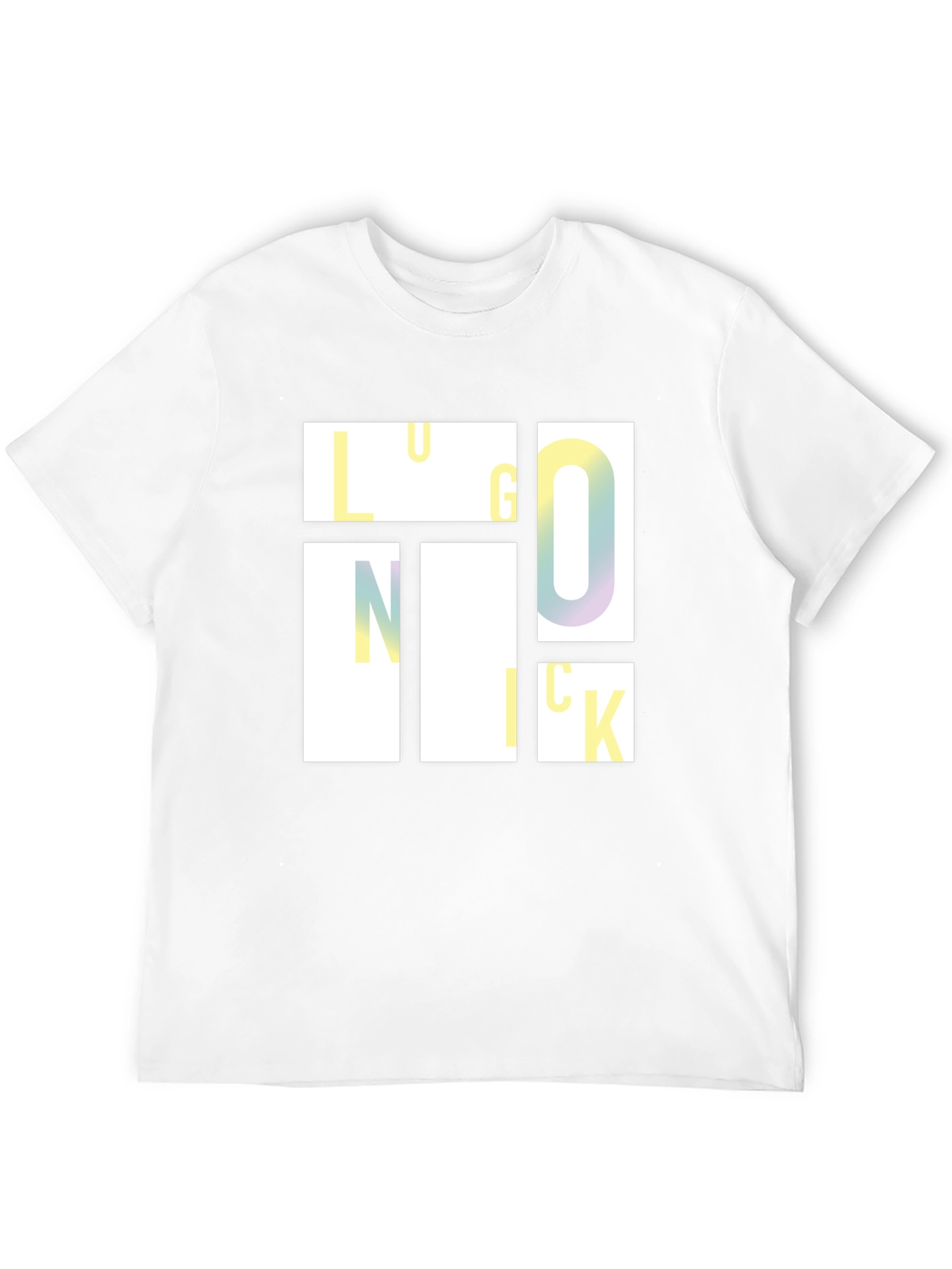 Graphic Block Lettering T-Shirt