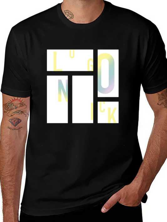 Graphic Block Lettering T-Shirt