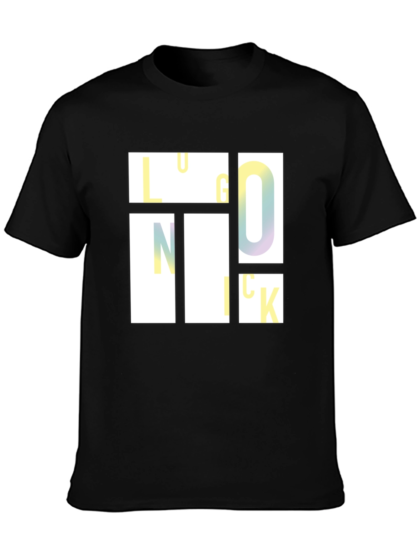 Graphic Block Lettering T-Shirt