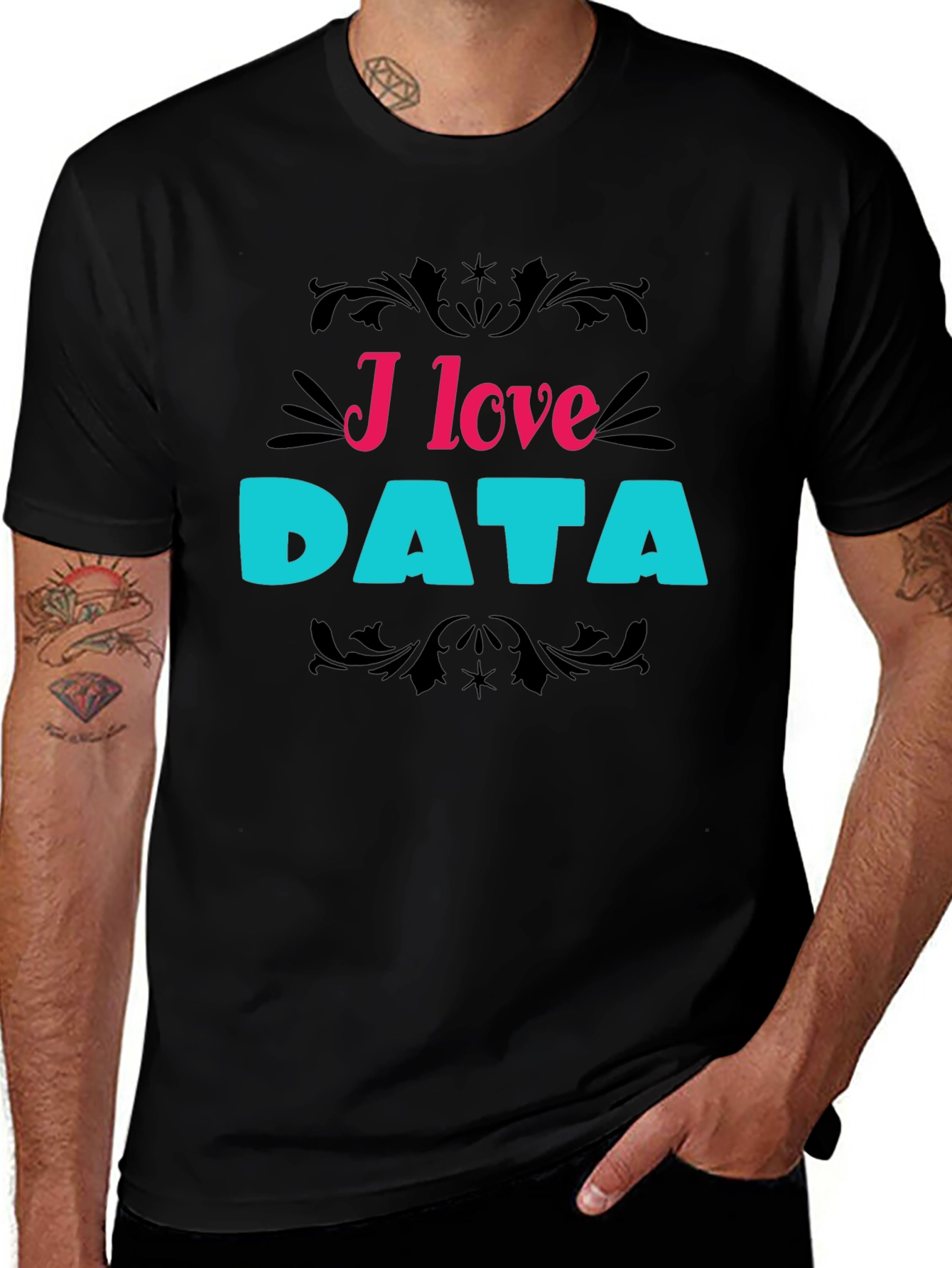 I Love Data T-Shirt Funny Data Science Tee