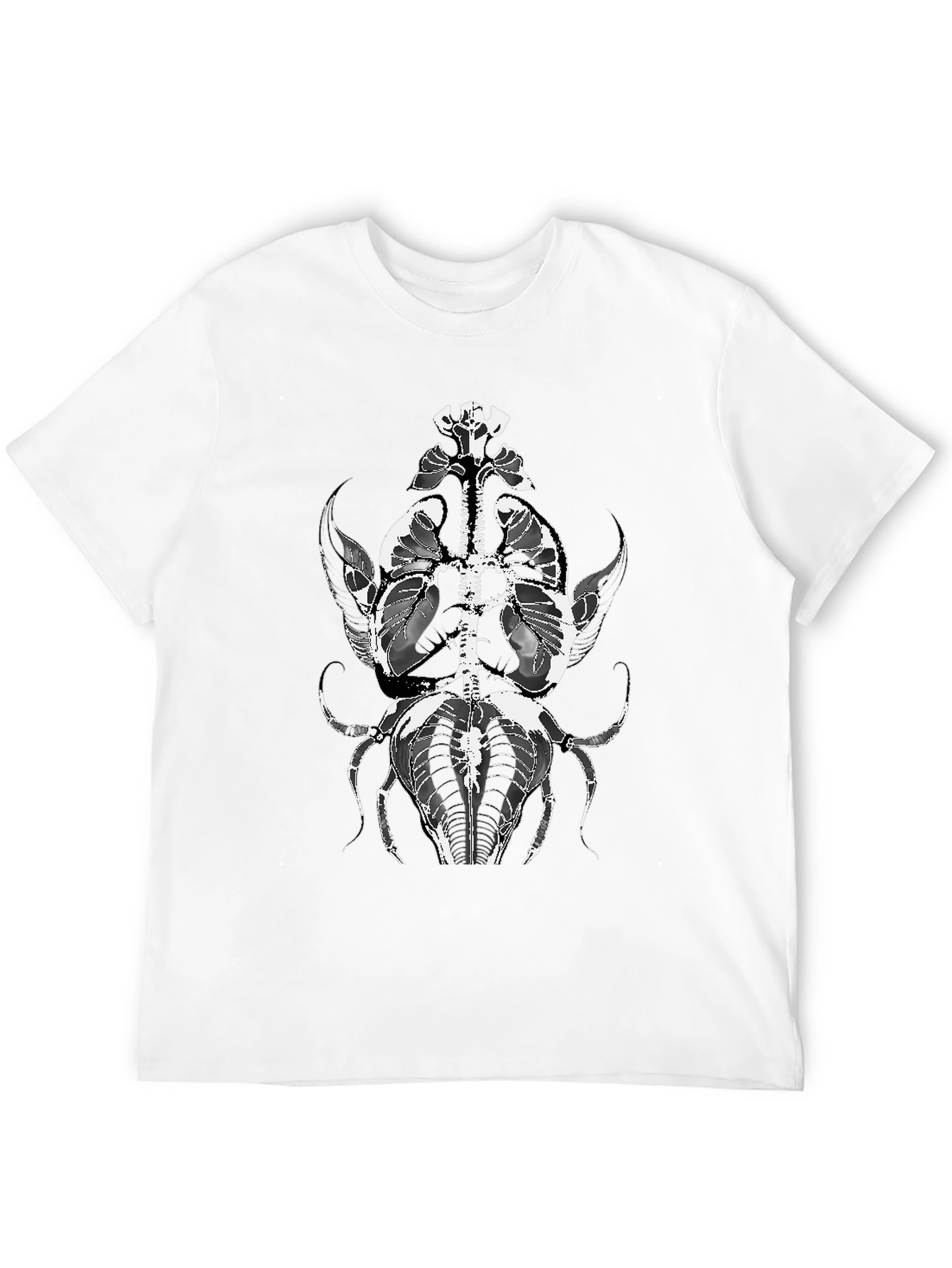 Anatomical Insect Graphic Tee - Black