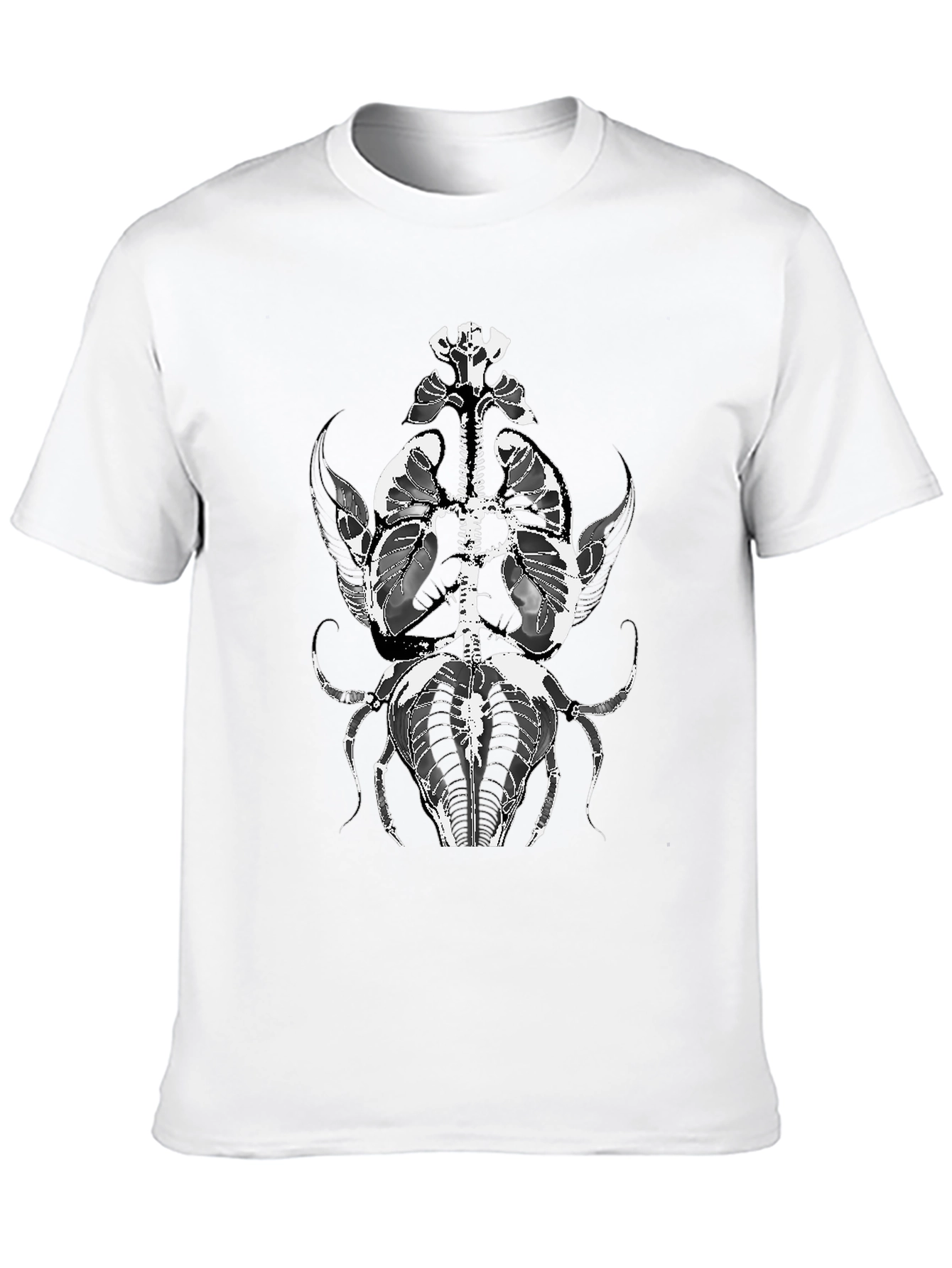 Anatomical Insect Graphic Tee - Black