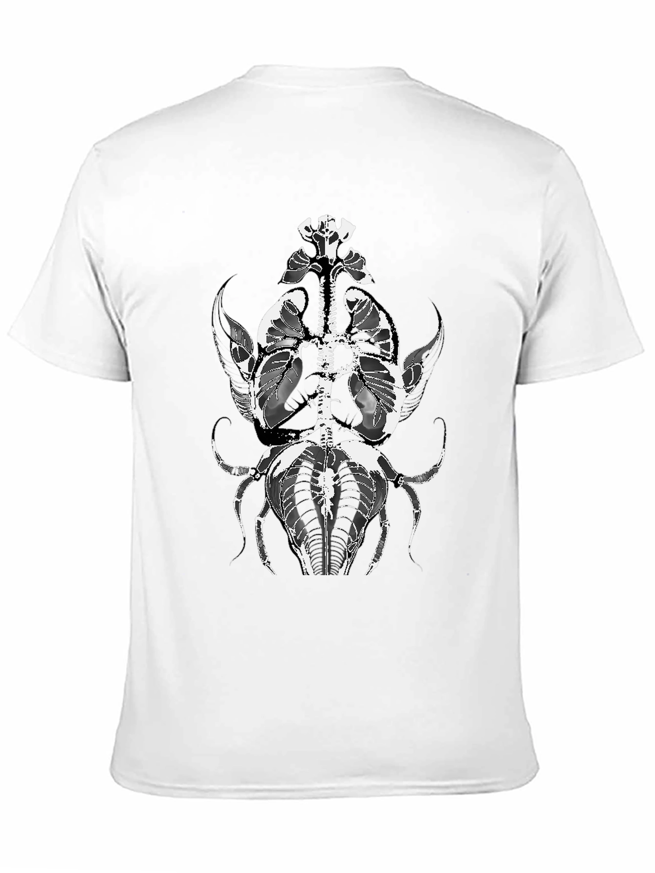 Anatomical Insect Graphic Tee - Black