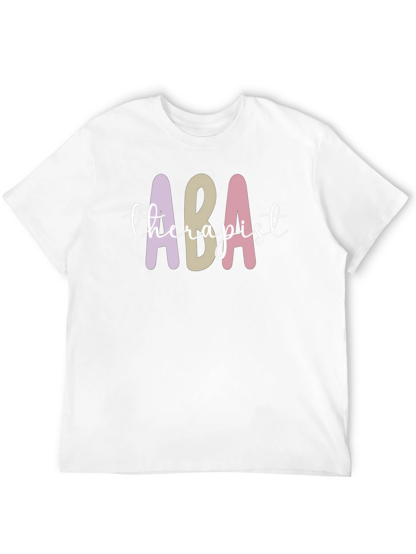 ABA Therapist Graphic T-Shirt - Black Cotton Tee