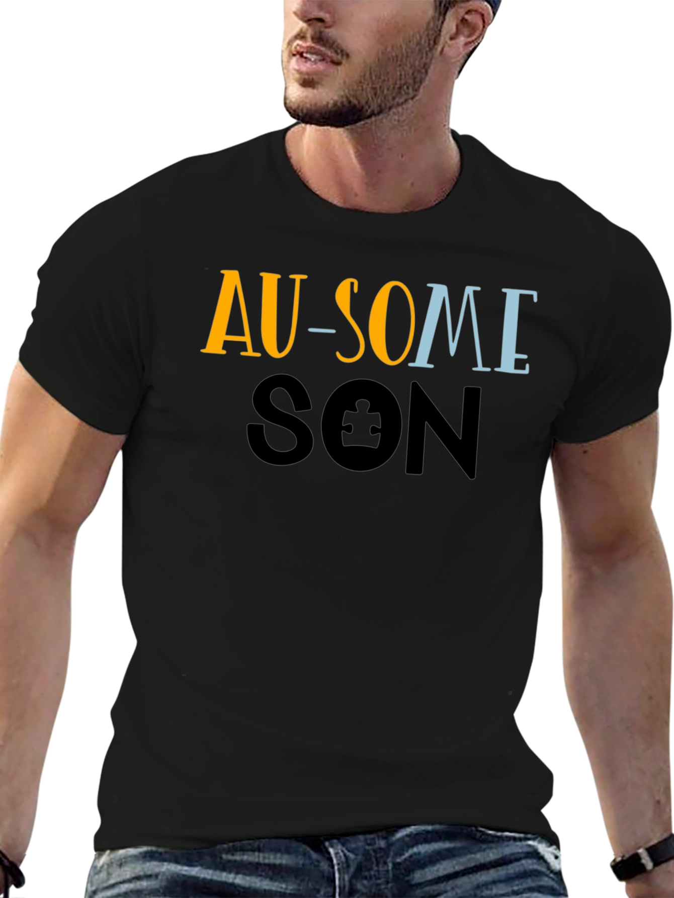 Au-Some Son Black T-Shirt