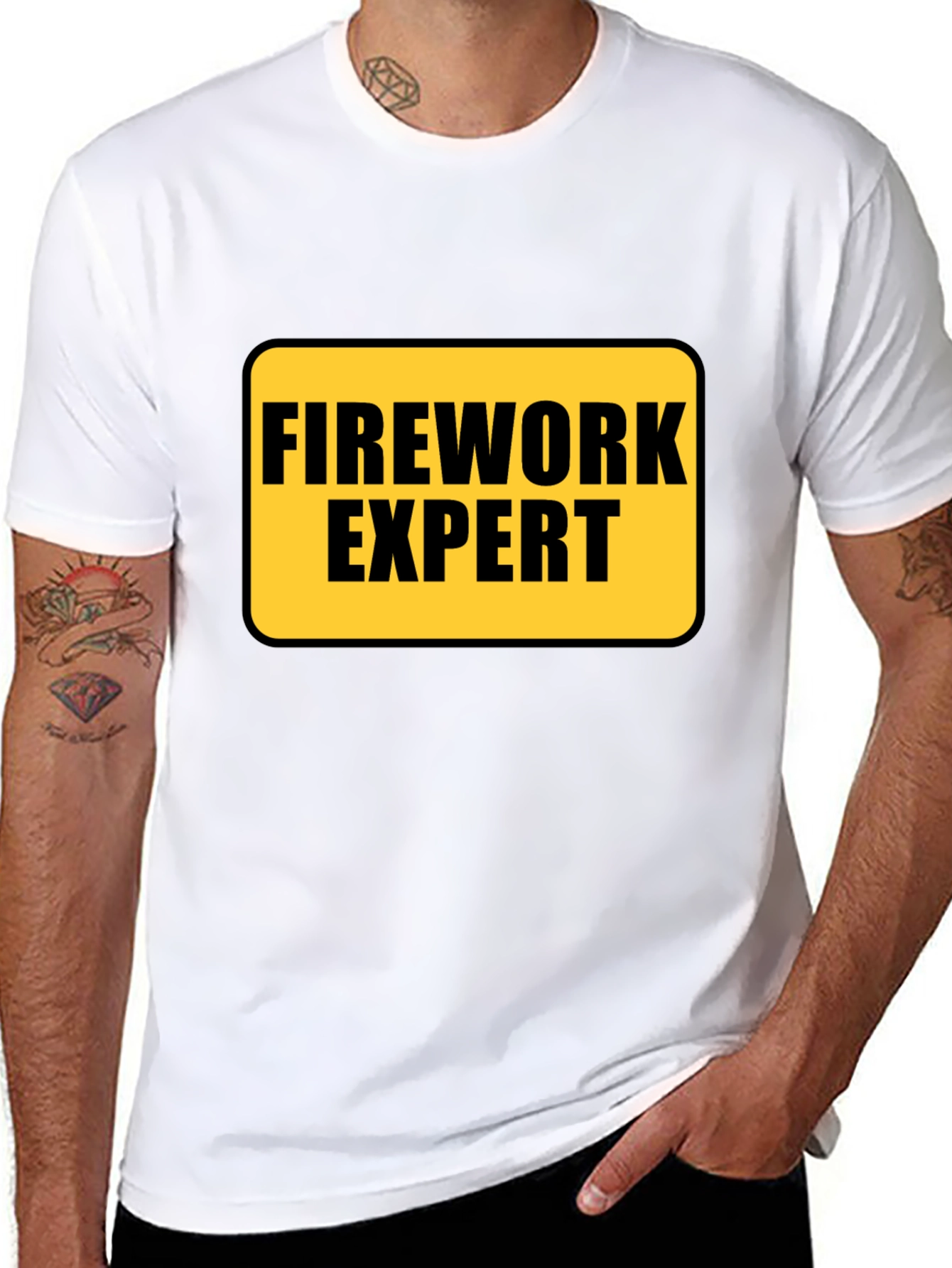 Firework Expert Black T-Shirt